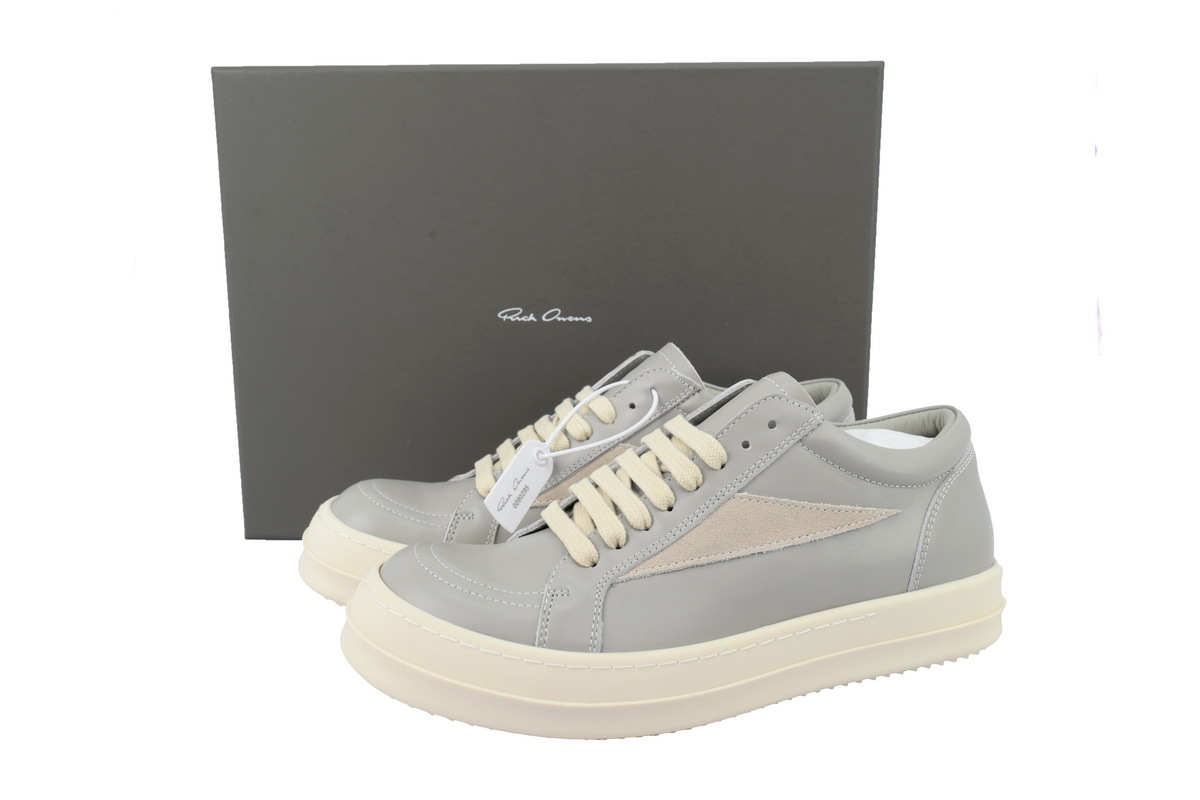 Rick Owens Lido Vintage Leather Sneakers