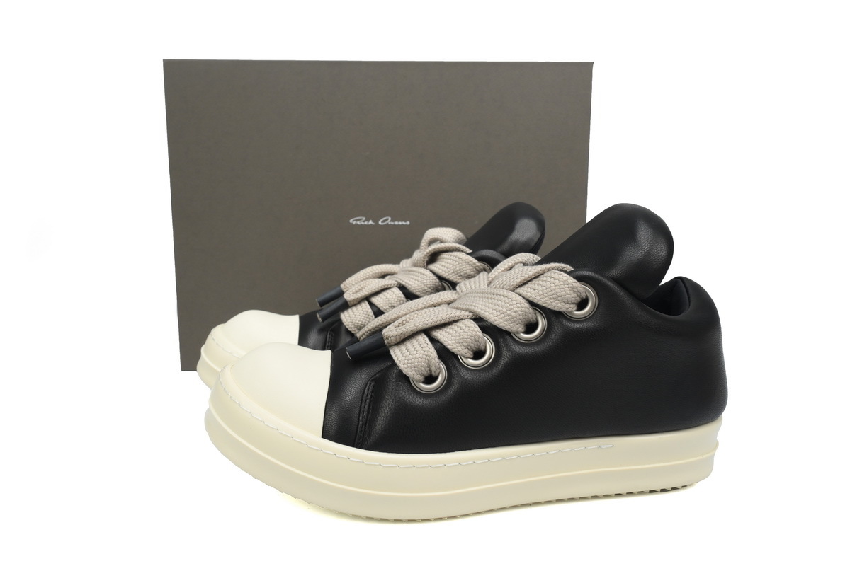 Rick Owens Luxor Jumbo Padded Low 'Black Milk'
