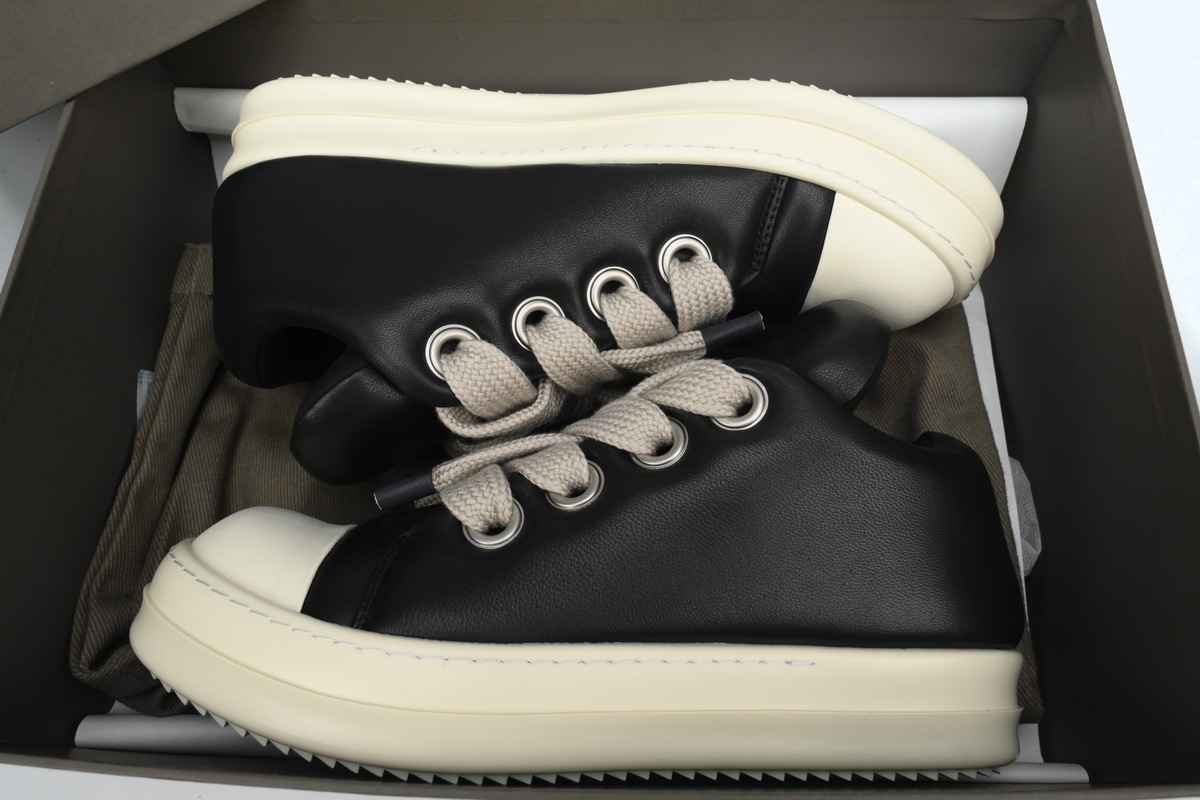 Rick Owens Luxor Jumbo Padded Low 'Black Milk'