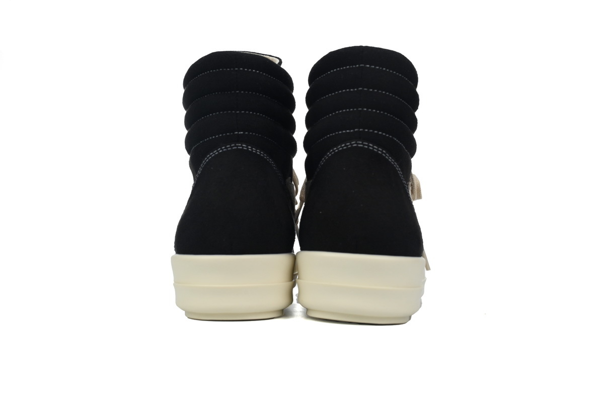 Rick Owens DRKSHDW Vintage High Sneakers in Canvas Black DU01F4801-BR-999