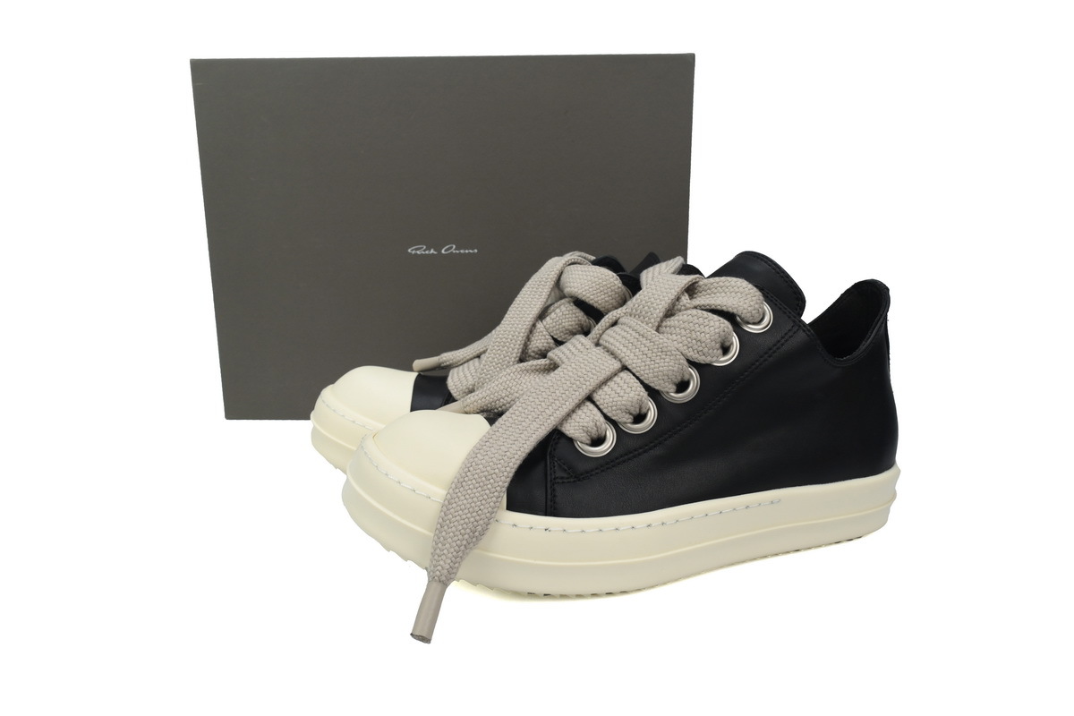 Rick Owens Jumbo Lace Black and White