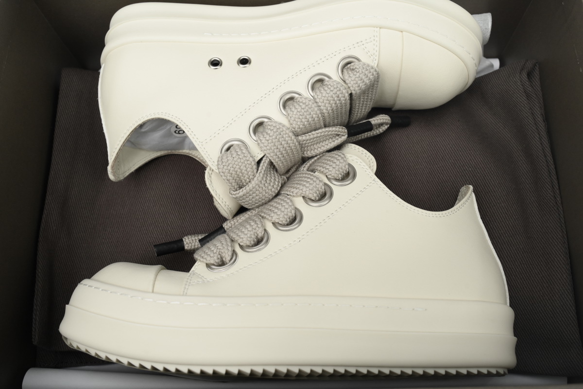Rick Owens Jumbo Lace White