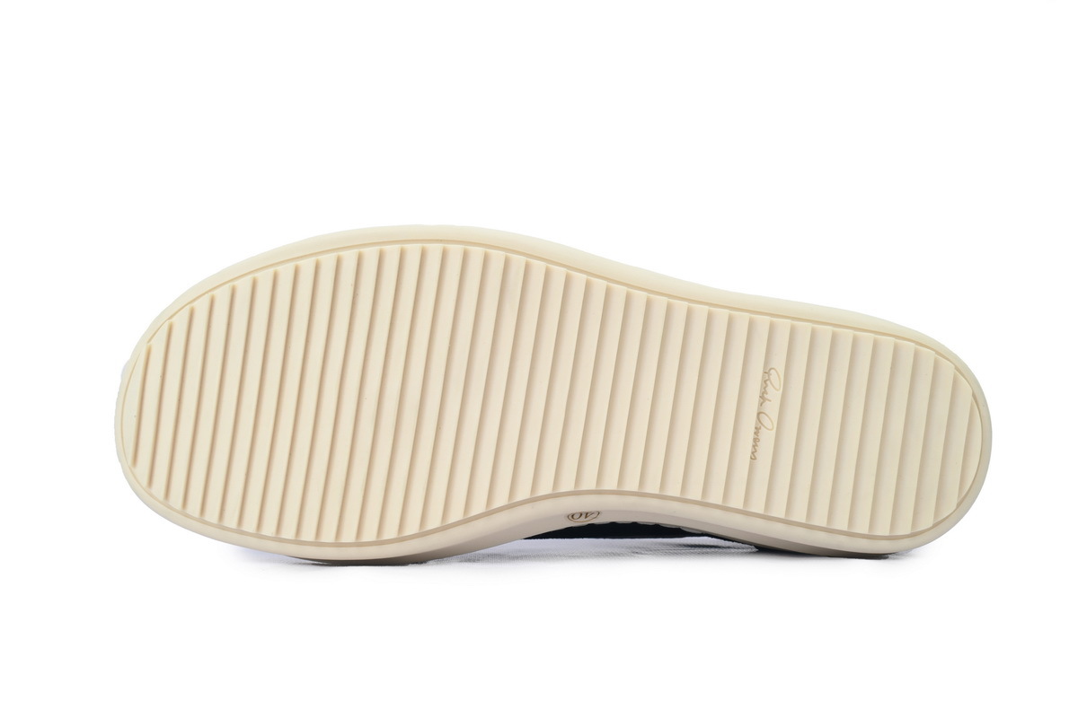 Rick Owens Suede Vintage 'Black Milk White’