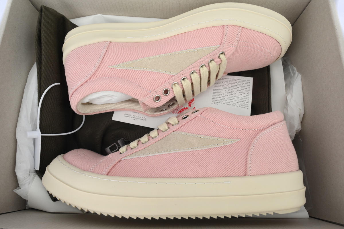 Rick Owens Wmns EDFU Vintage Low 'Faded Pink'