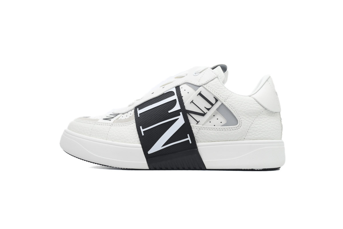 Valentino Garavani VL7N Low Sneakers White Black 4Y2S0C58WRQ24P