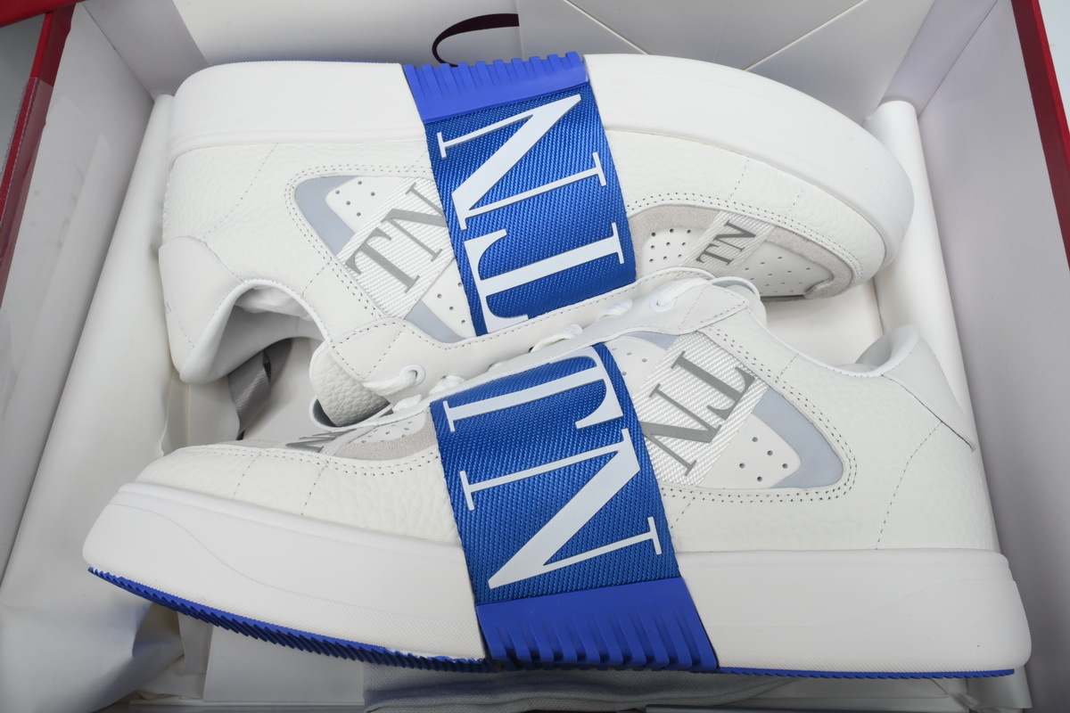 Valentino Garavani VL7N Low Sneakers White Blue 4Y2S0C58GAKYDL