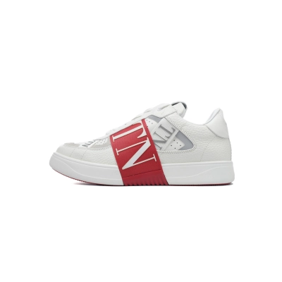 Valentino Garavani VL7N Low Sneakers White Red UY2S0C58WRQEY6 01