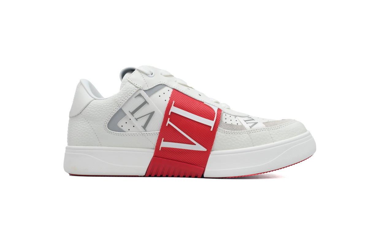 Valentino Garavani VL7N Low Sneakers White Red UY2S0C58WRQEY6