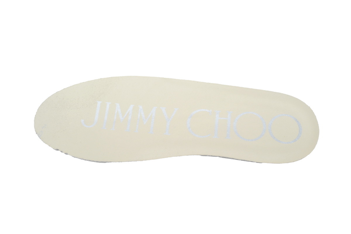 Women's Jimmy Choo Palma Maxi White Canvas Platform Trainers PALMAMAXIFCYEJ000167712