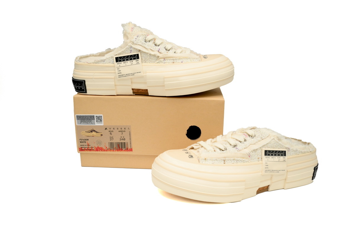 xVESSEL G.O.P. Lows White Fragrant Wind Half Trailer S20X005W