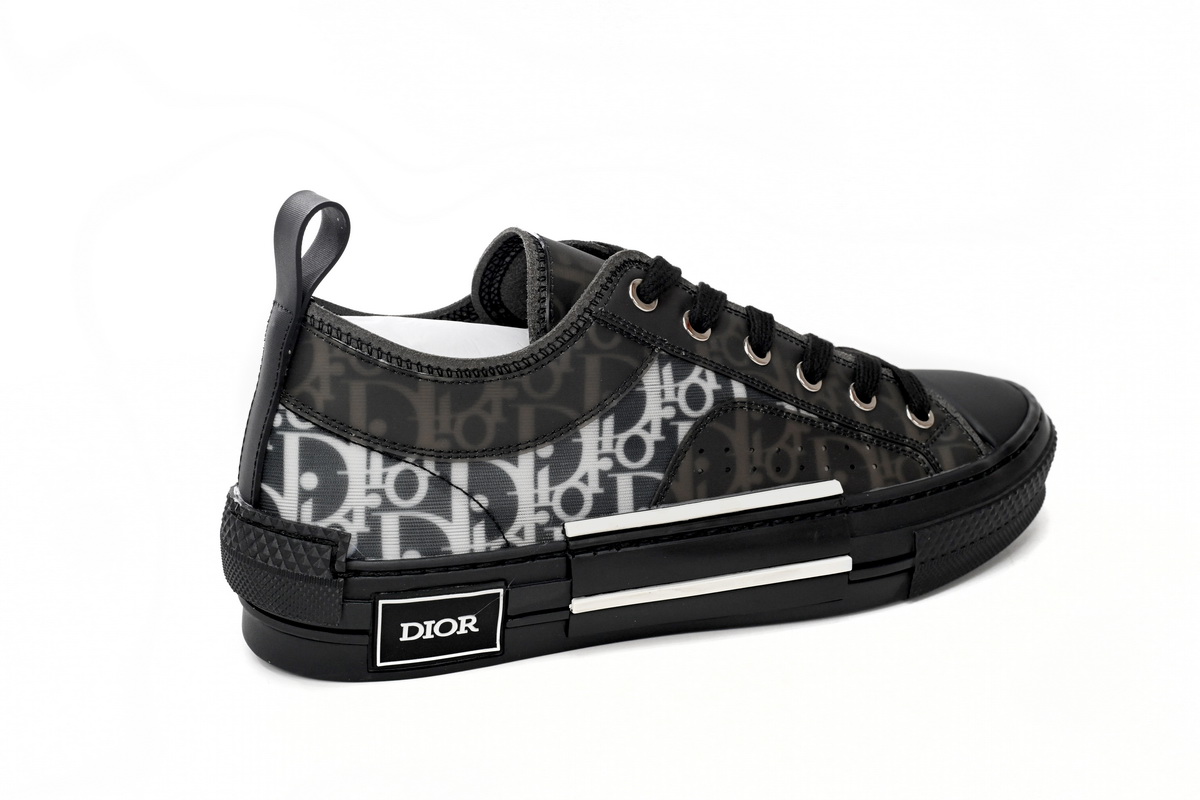 Dior B23 Oblique Transparency Low White Black