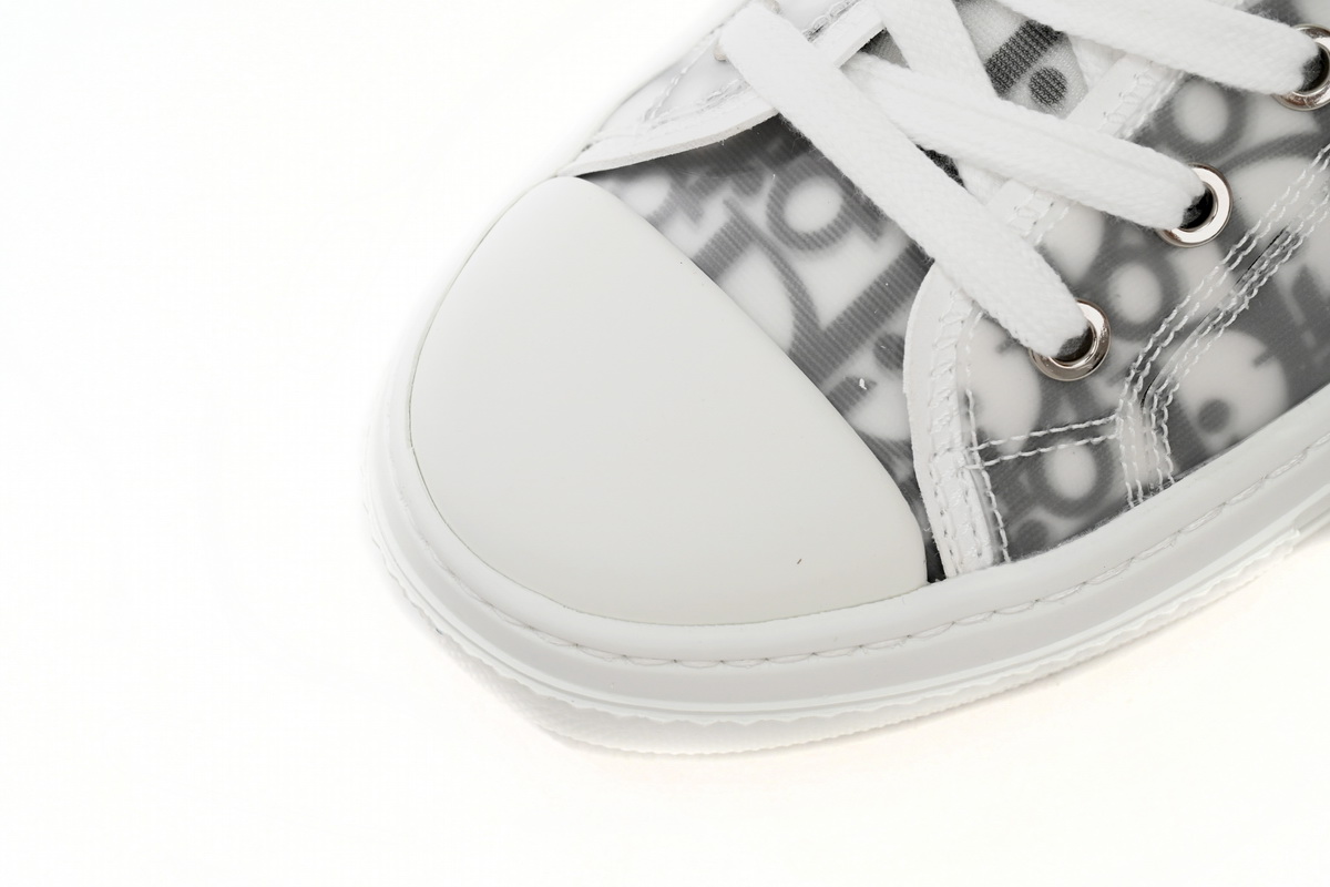 Dior B23 HT Oblique Transparency Low H565 White Black