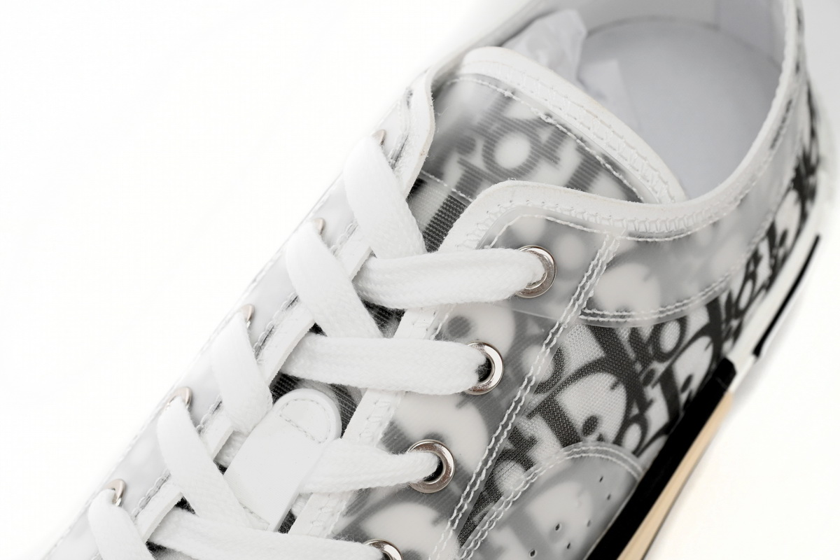 Dior B23 HT Oblique Transparency Low H565 White Black