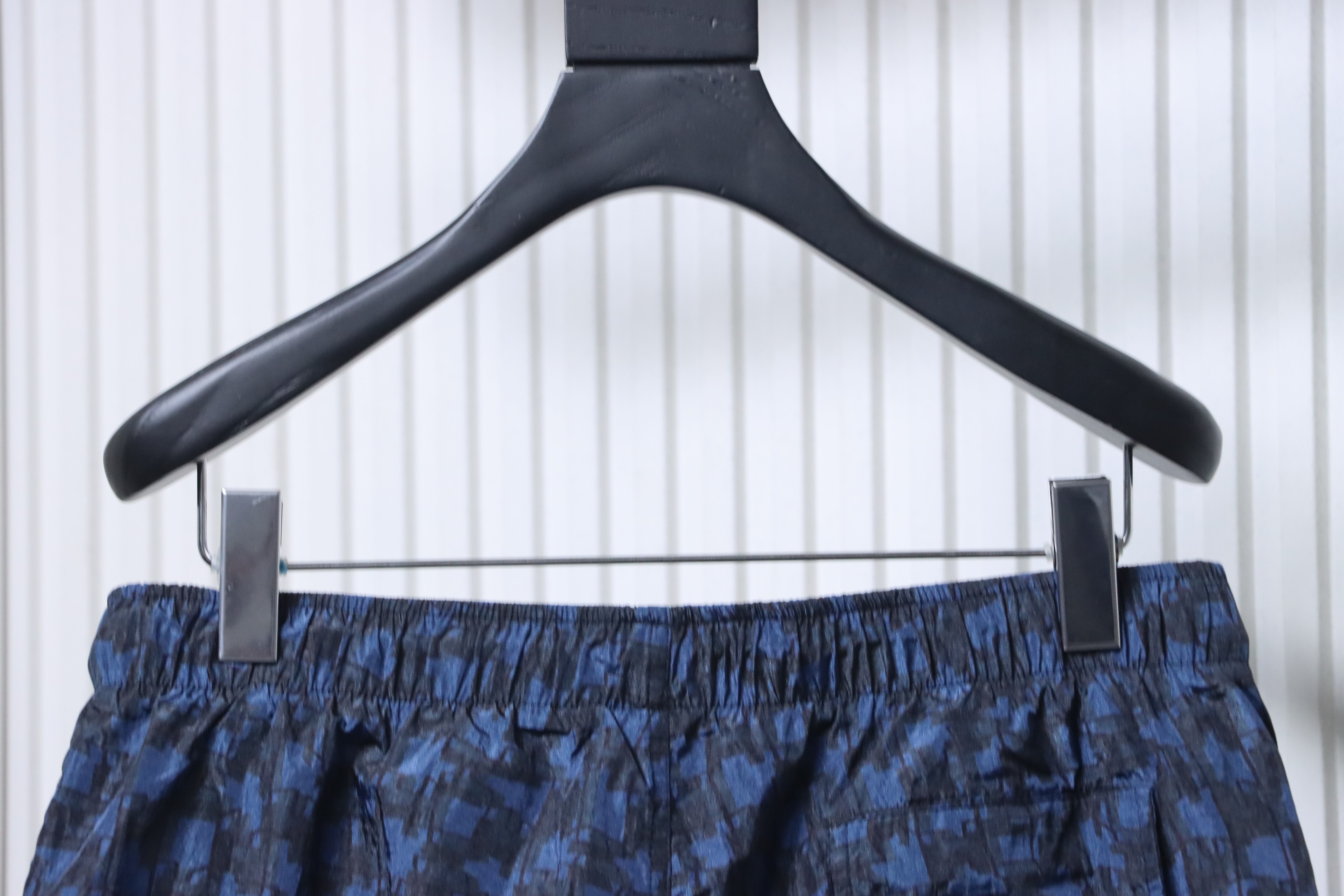 Hermes Paris Allover Logo Nylon Shorts