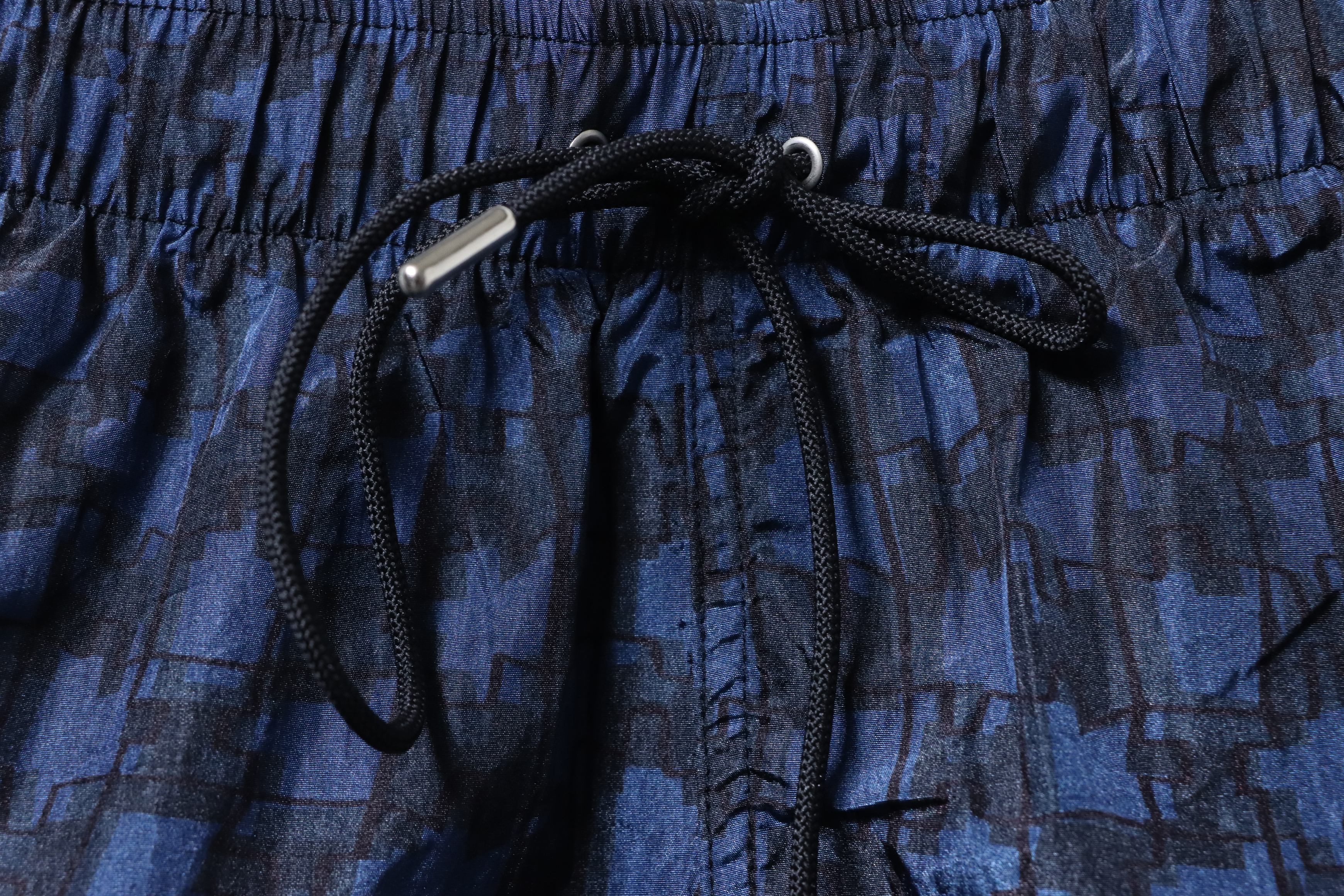 Hermes Paris Allover Logo Nylon Shorts