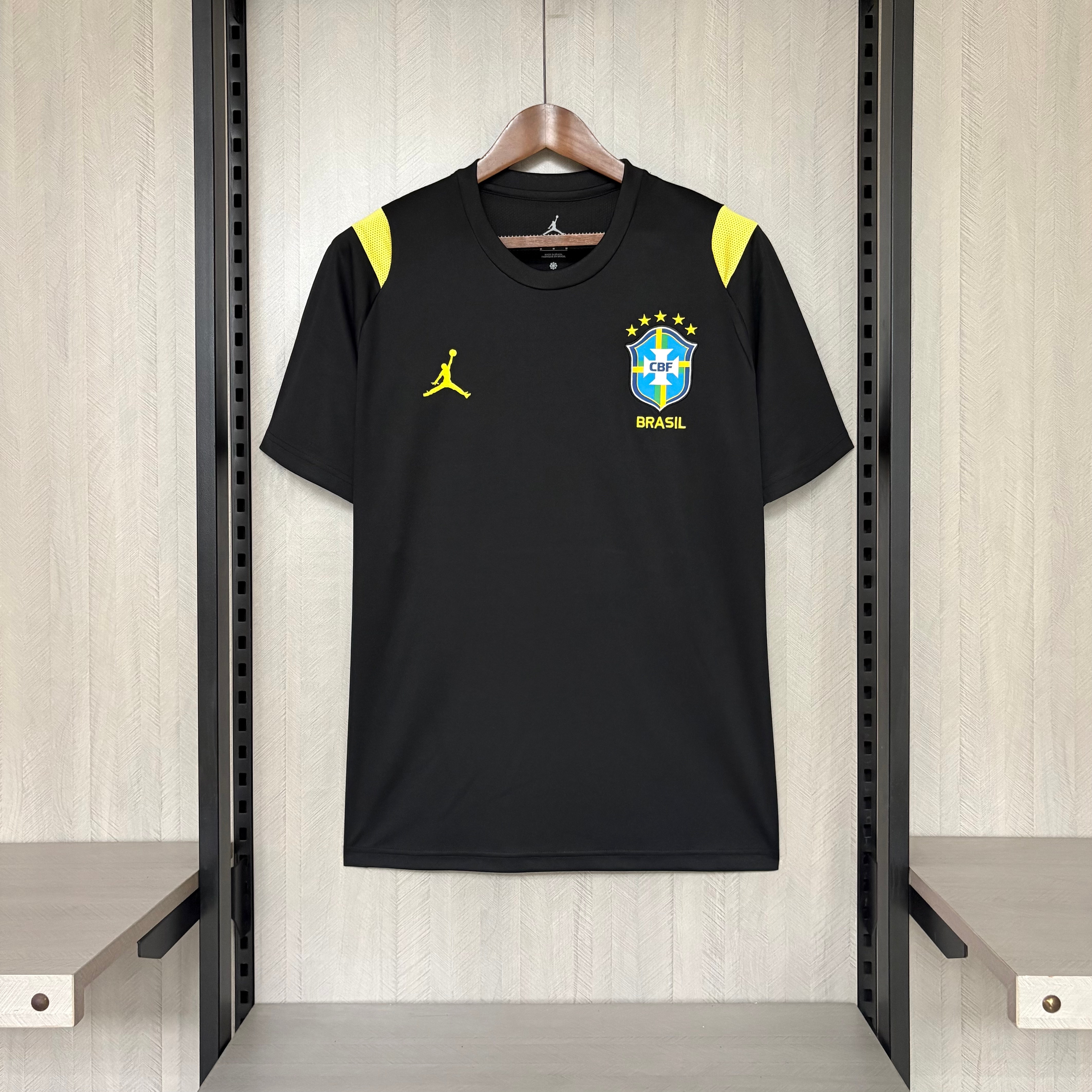 2026 Brazil Training Kit Black Jersey