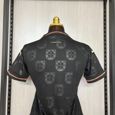 Women's 2026 Portugal Special Edition Black Jersey 02
