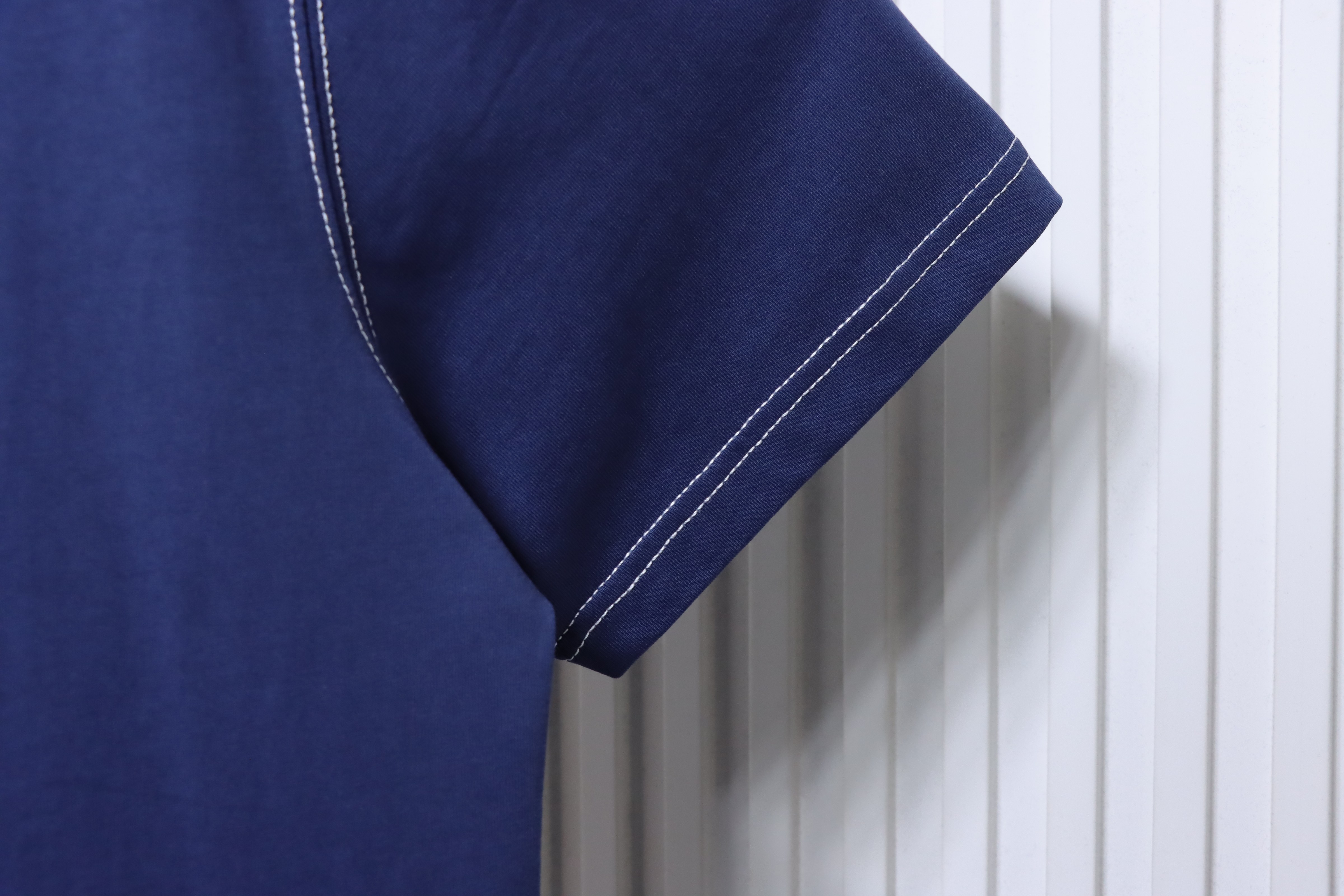Ami Paris 26SS Contrast Stitch Ami de Coeur Embroidered Shirts