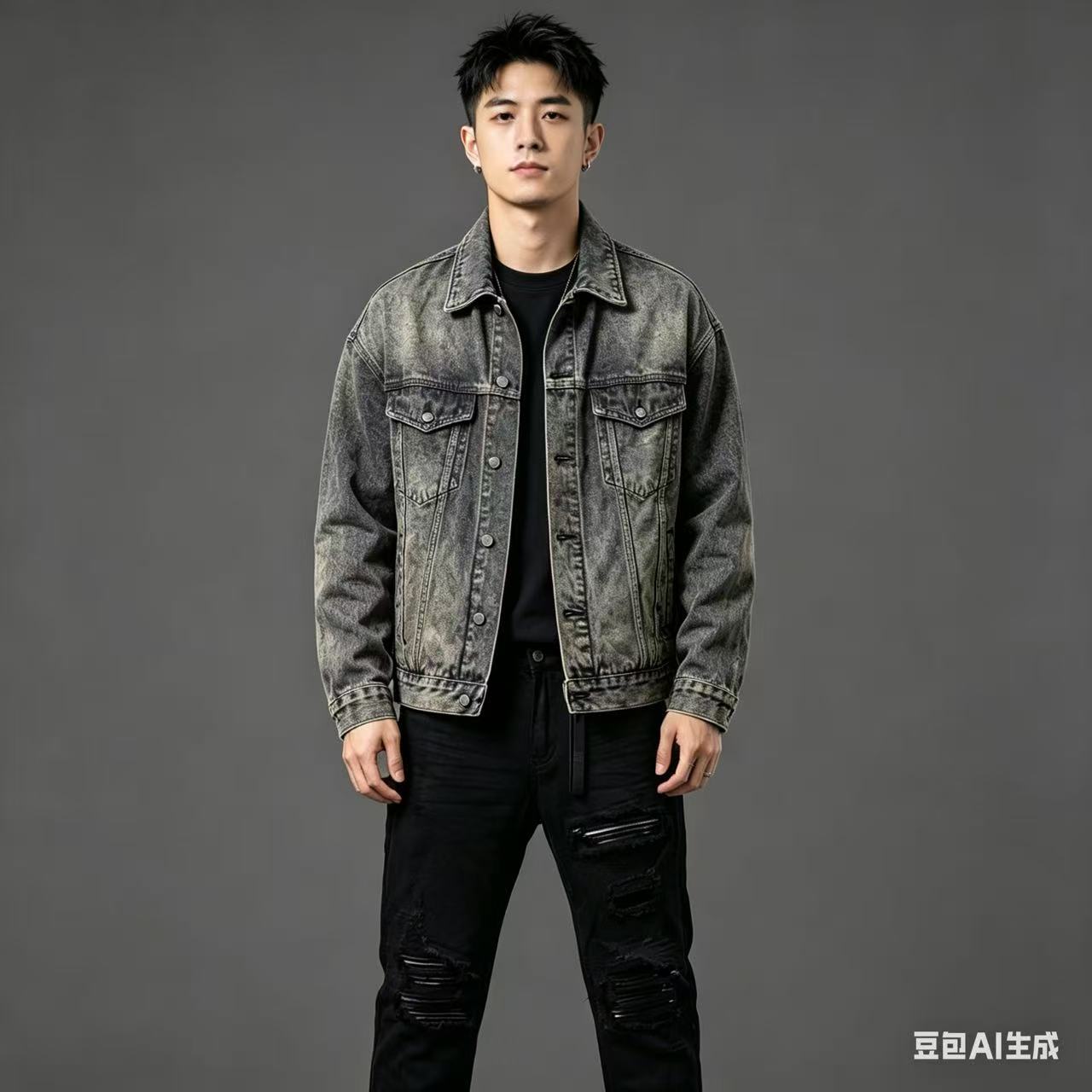 Amiri American Cut Distressed Denim Jeans
