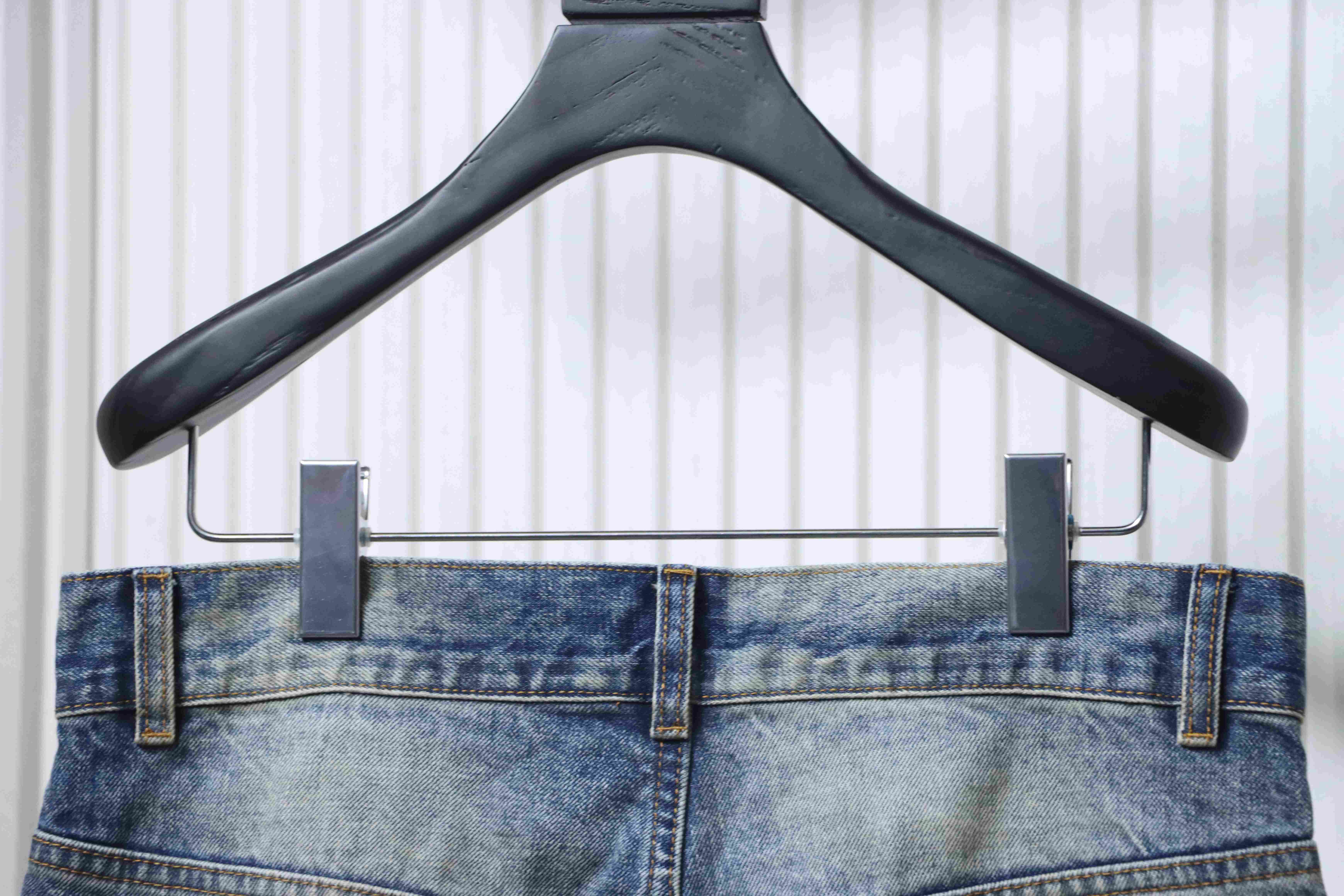 ANCELLM 25SS Heavy Washed Distressed Denim Jeans