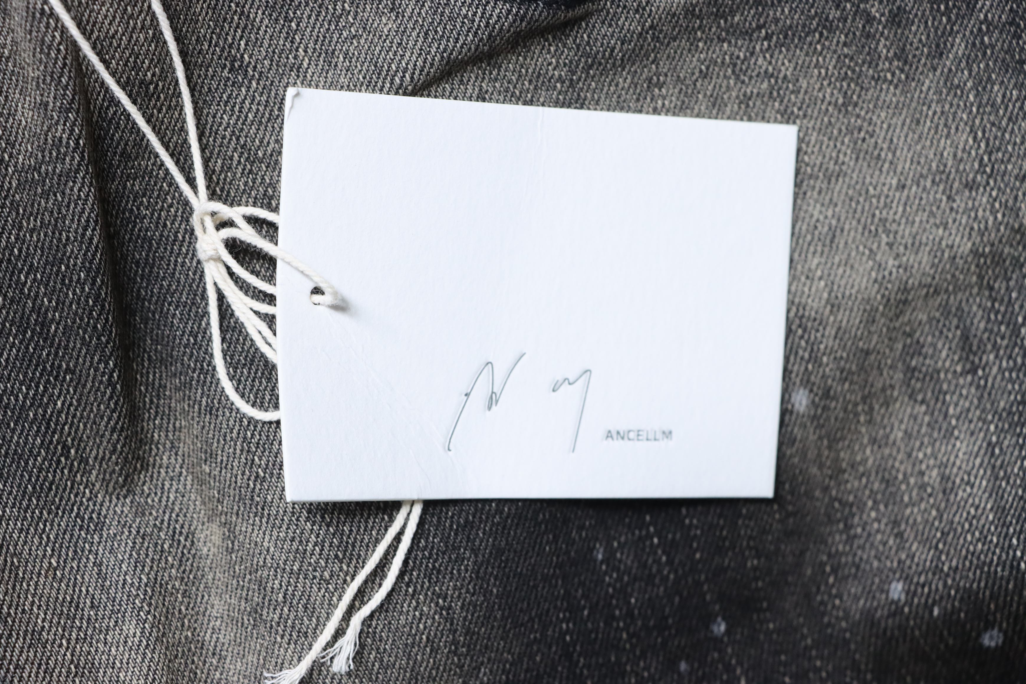 ANCELLM 25SS Washed Gradient Denim Jeans