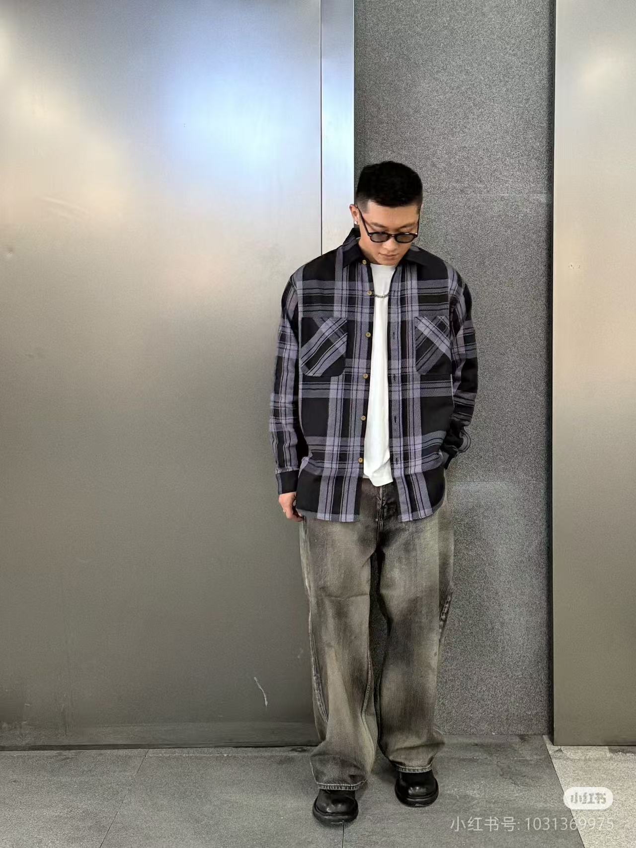 ANCELLM 25SS Washed Gradient Denim Jeans