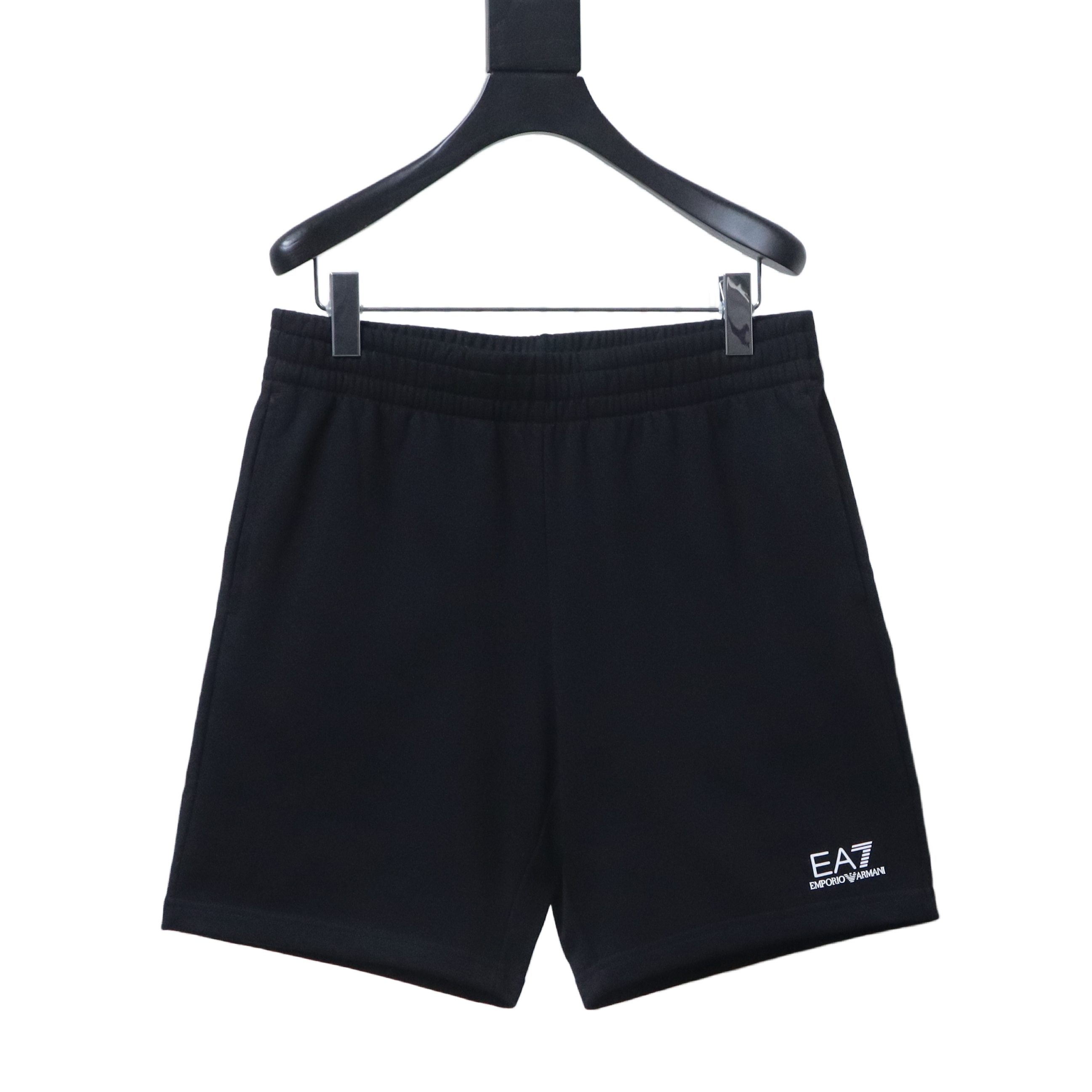 Armani Basic Printed Black Shorts