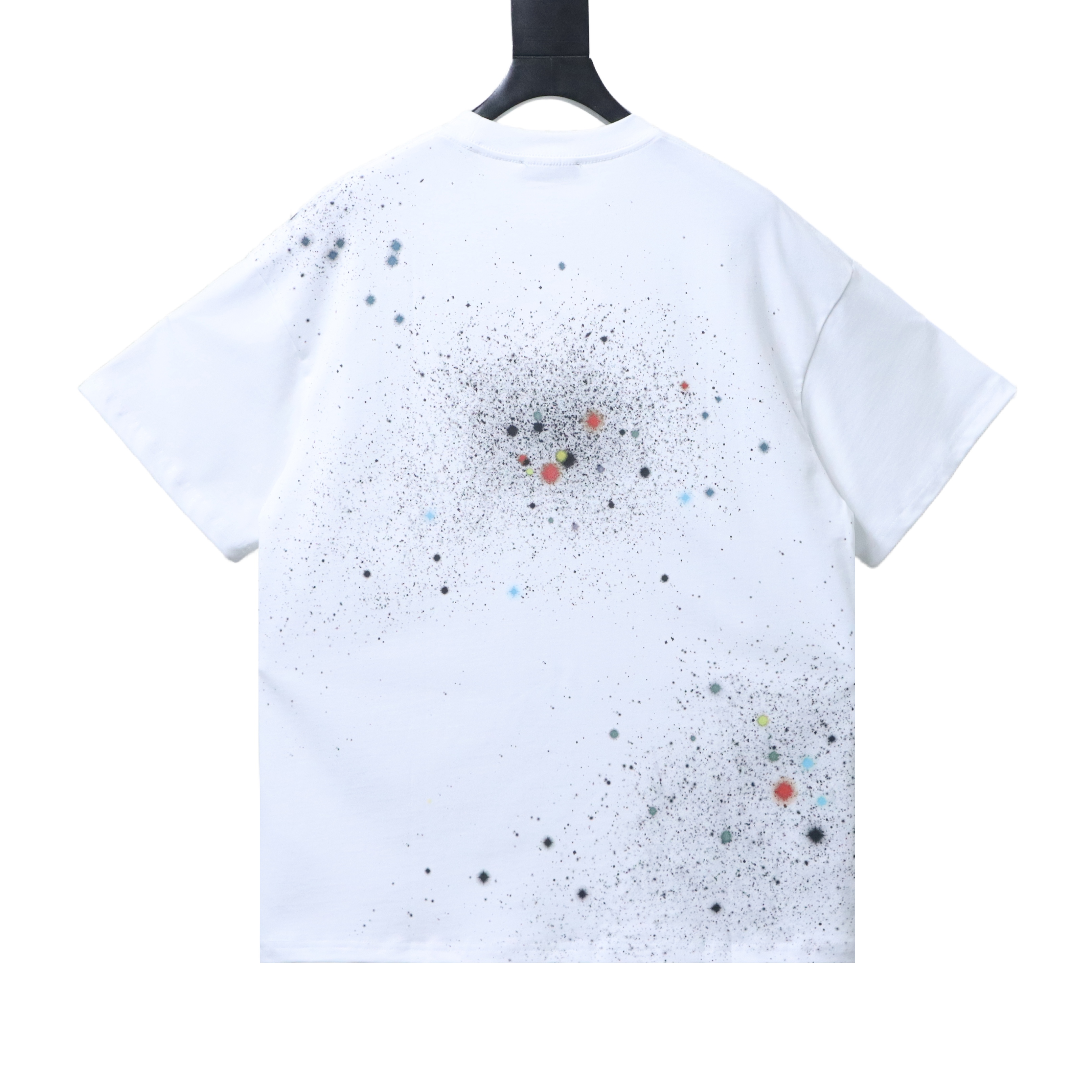 Balmain 26SS Cosmic Star Graffiti Short Sleeve T-Shirt