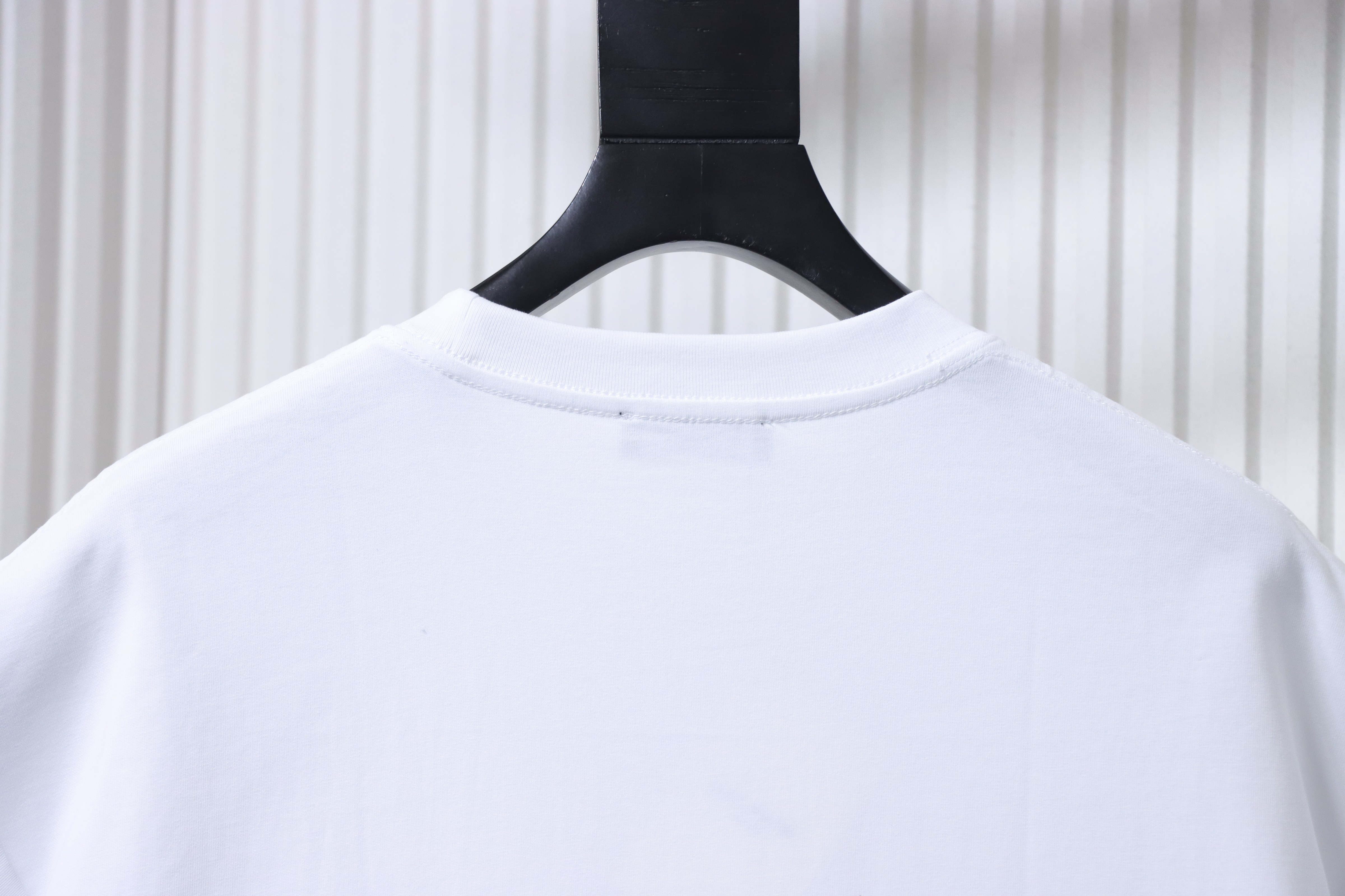 Balmain 26SS Minimal Rubberized Small Logo Short Sleeve T-Shirt