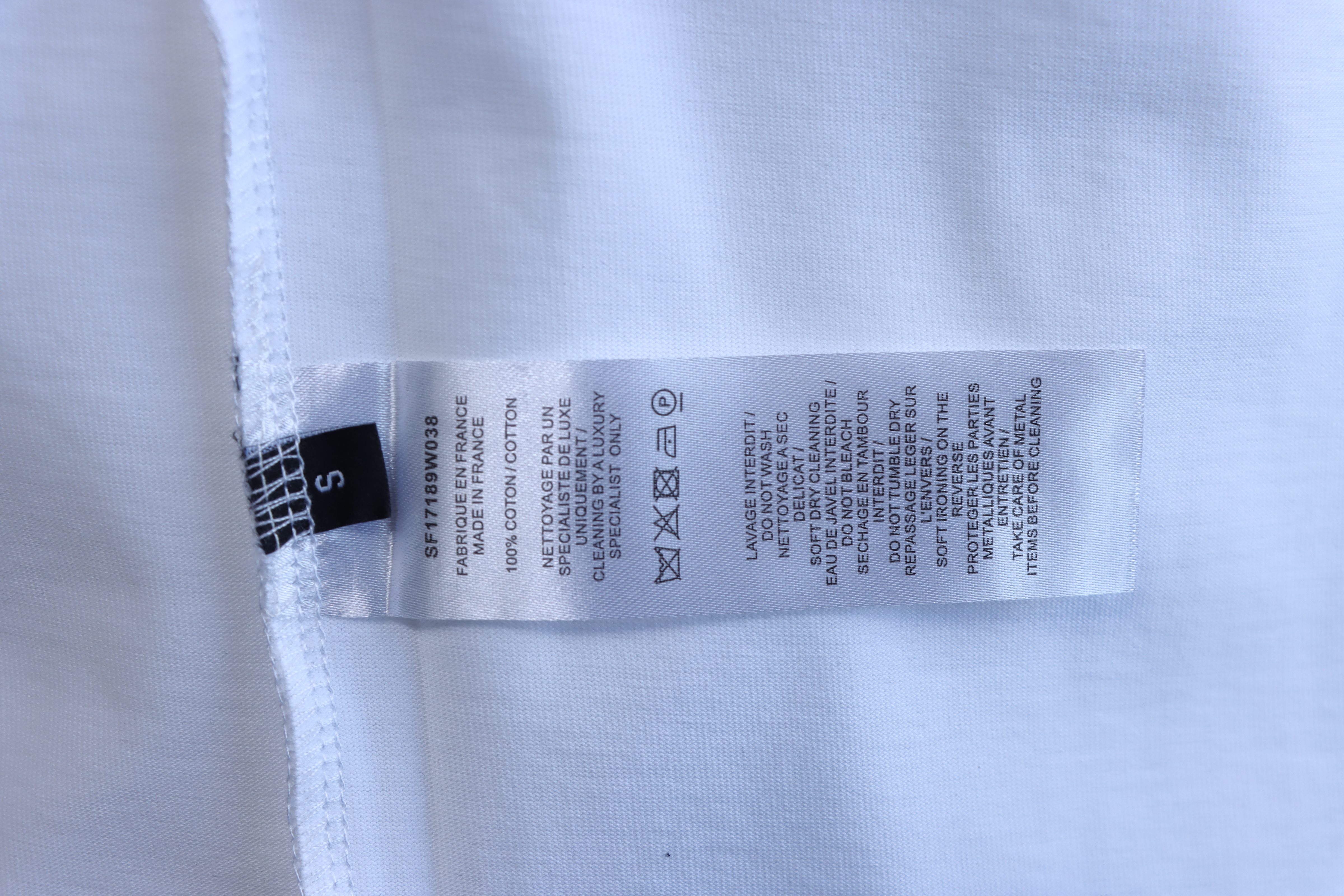 Balmain 26SS Minimal Rubberized Small Logo Short Sleeve T-Shirt