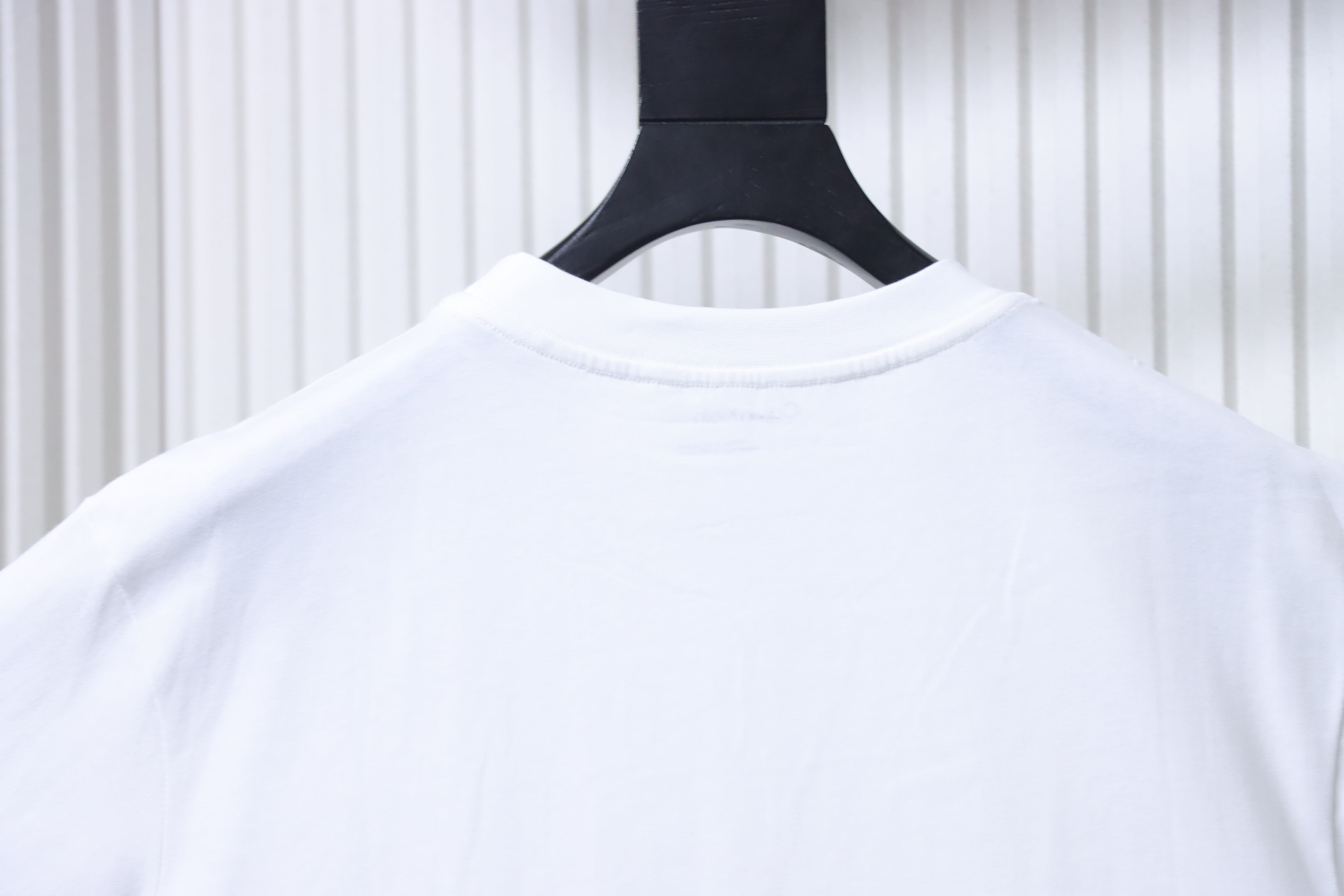 Calvin Klein CK Letter Graffiti Logo Short Sleeve White T-Shirt