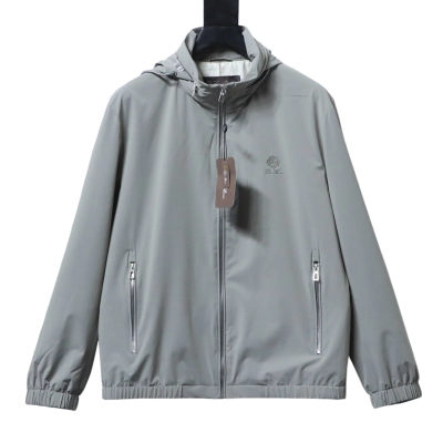 Loro Piana Casual Hooded Lightweight Jacket 02