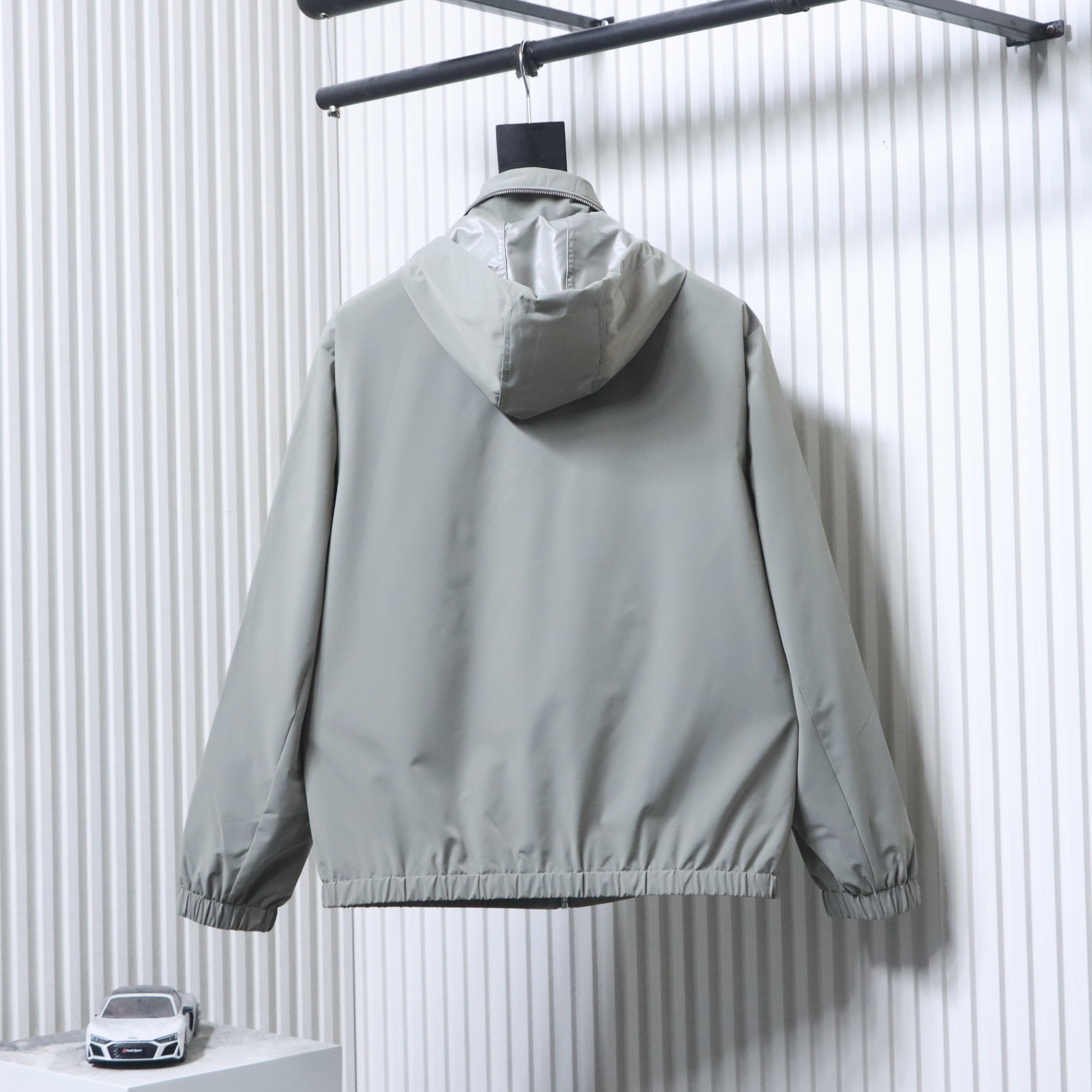 Loro Piana Casual Hooded Lightweight Jacket