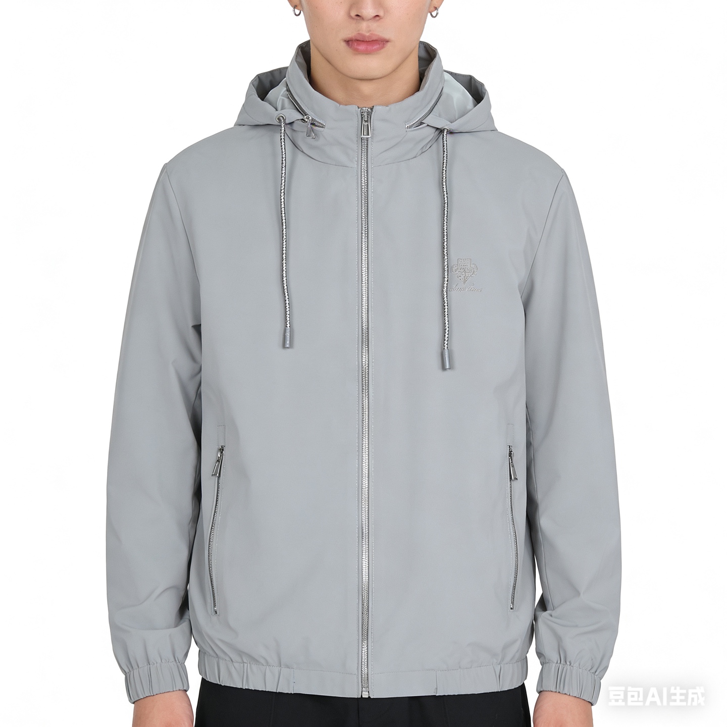 Loro Piana Casual Hooded Lightweight Jacket