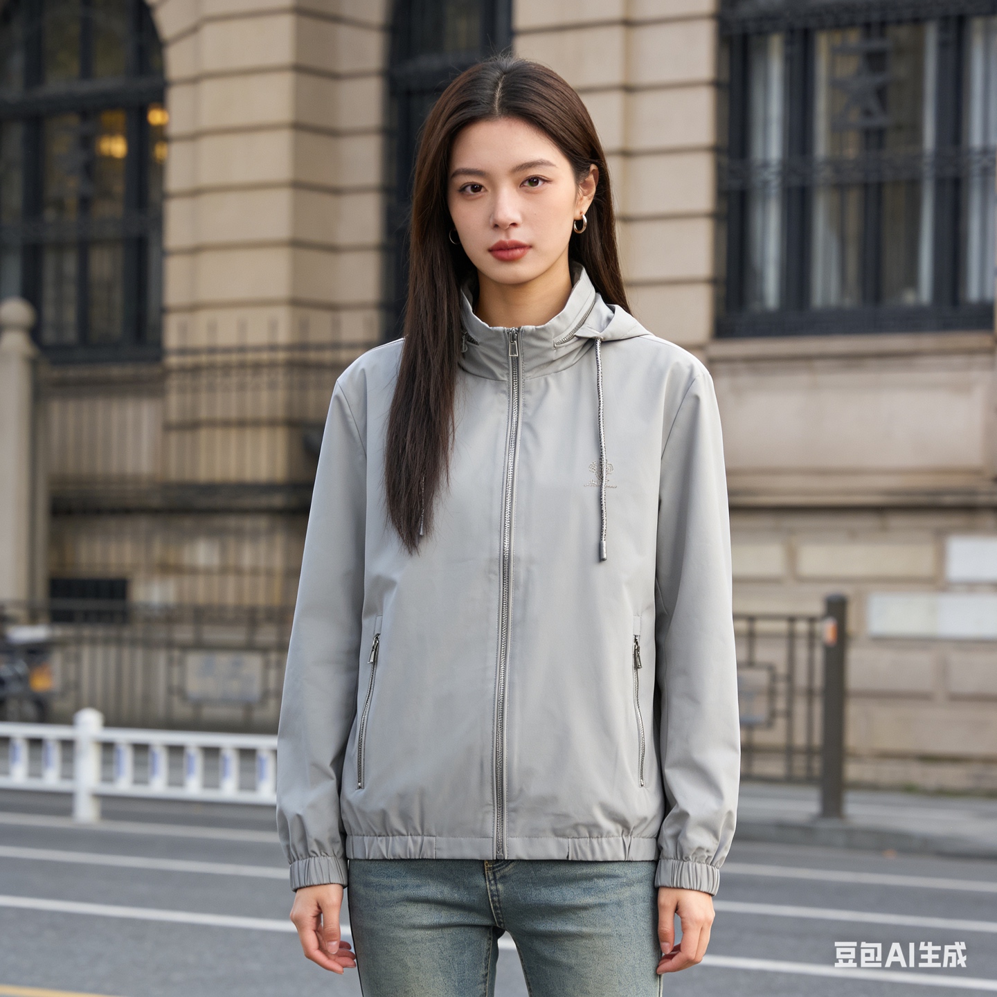 Loro Piana Casual Hooded Lightweight Jacket