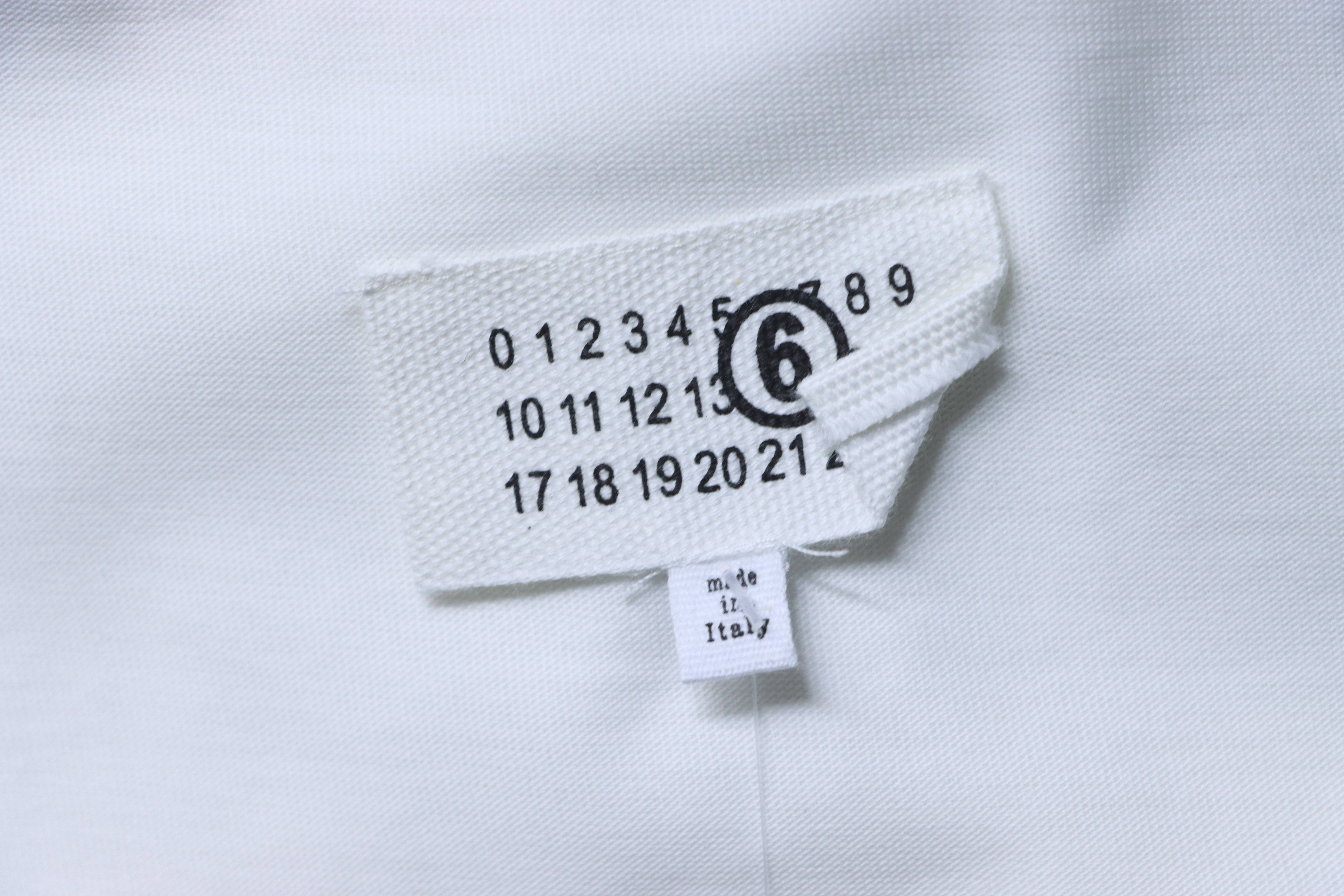 Maison Margiela 25SS Embroidered Letter Short Sleeve T-Shirt