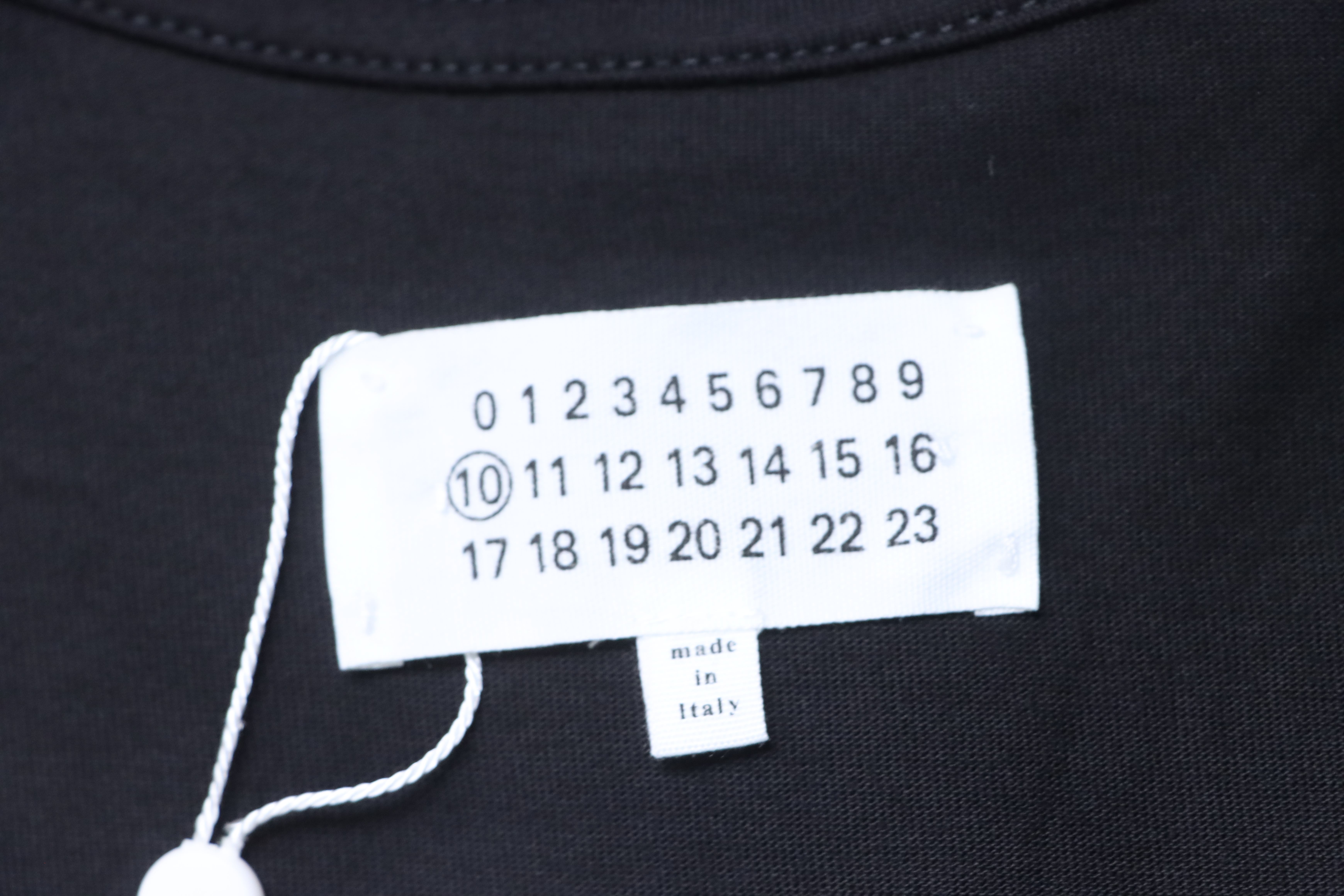 Maison Margiela Back Number Shadow Print Short Sleeve T-Shirt