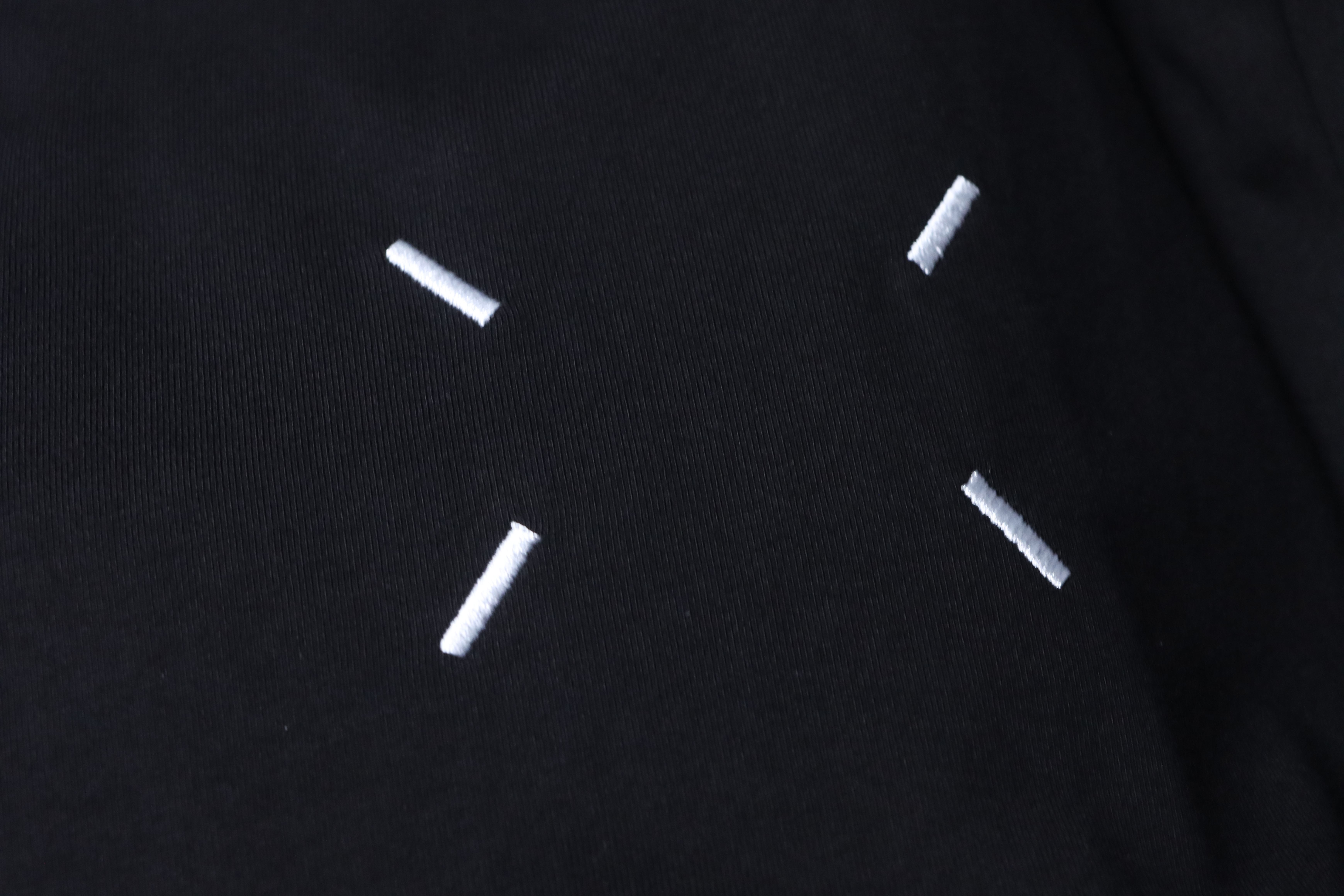 Maison Margiela Back Number Shadow Print Short Sleeve T-Shirt