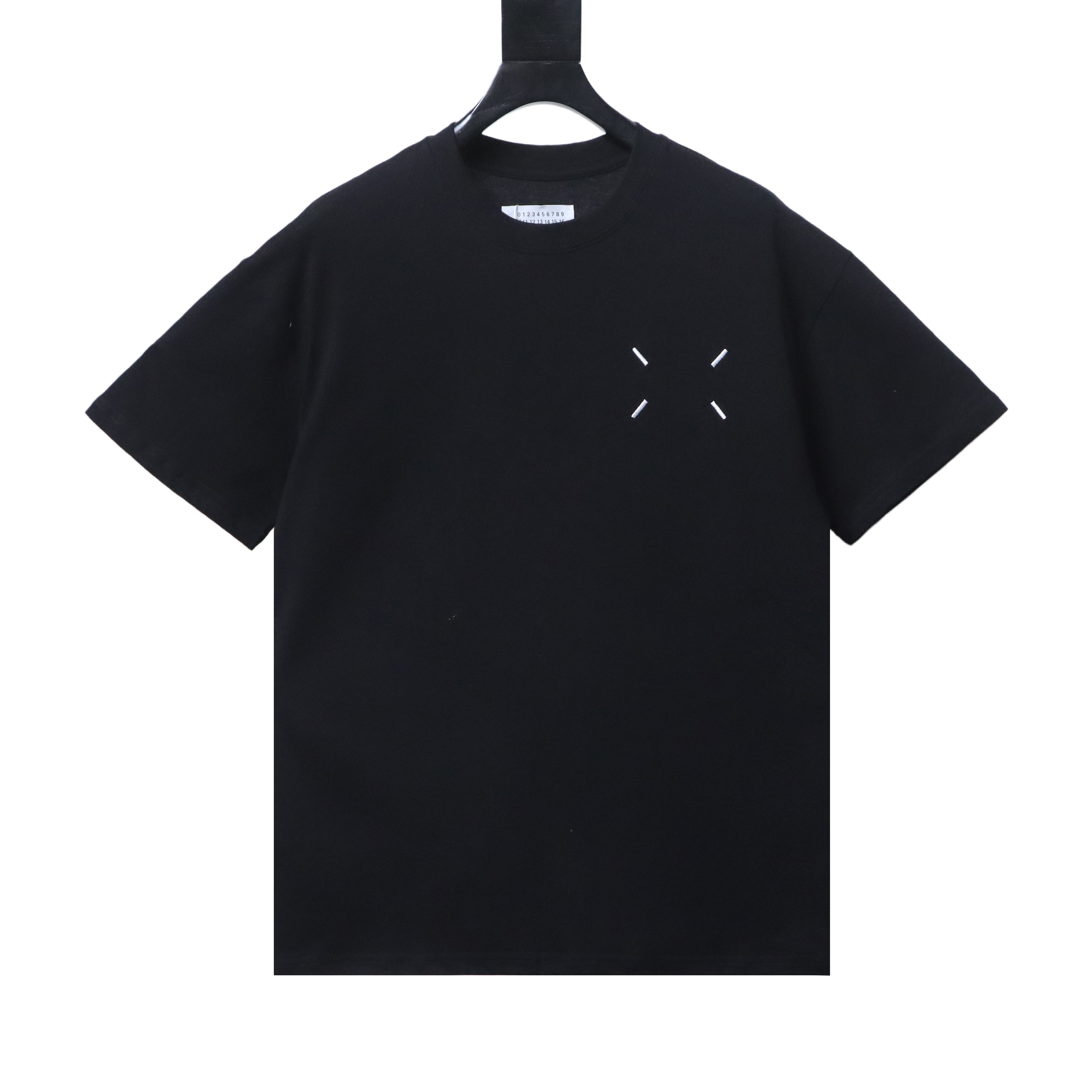 Maison Margiela Back Number Shadow Print Short Sleeve T-Shirt