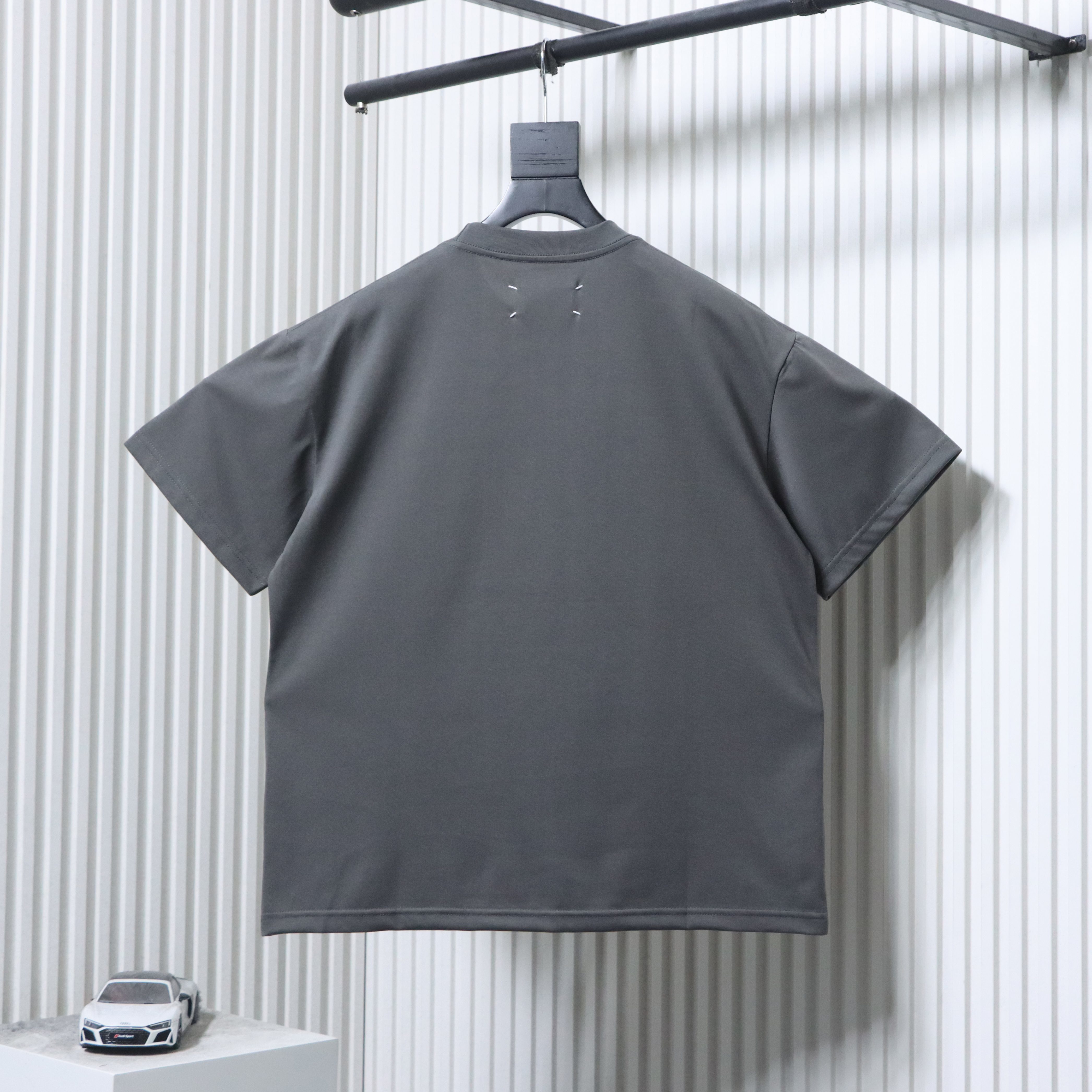 Maison Margiela M6 Embroidered Number Logo Short Sleeve T-Shirt