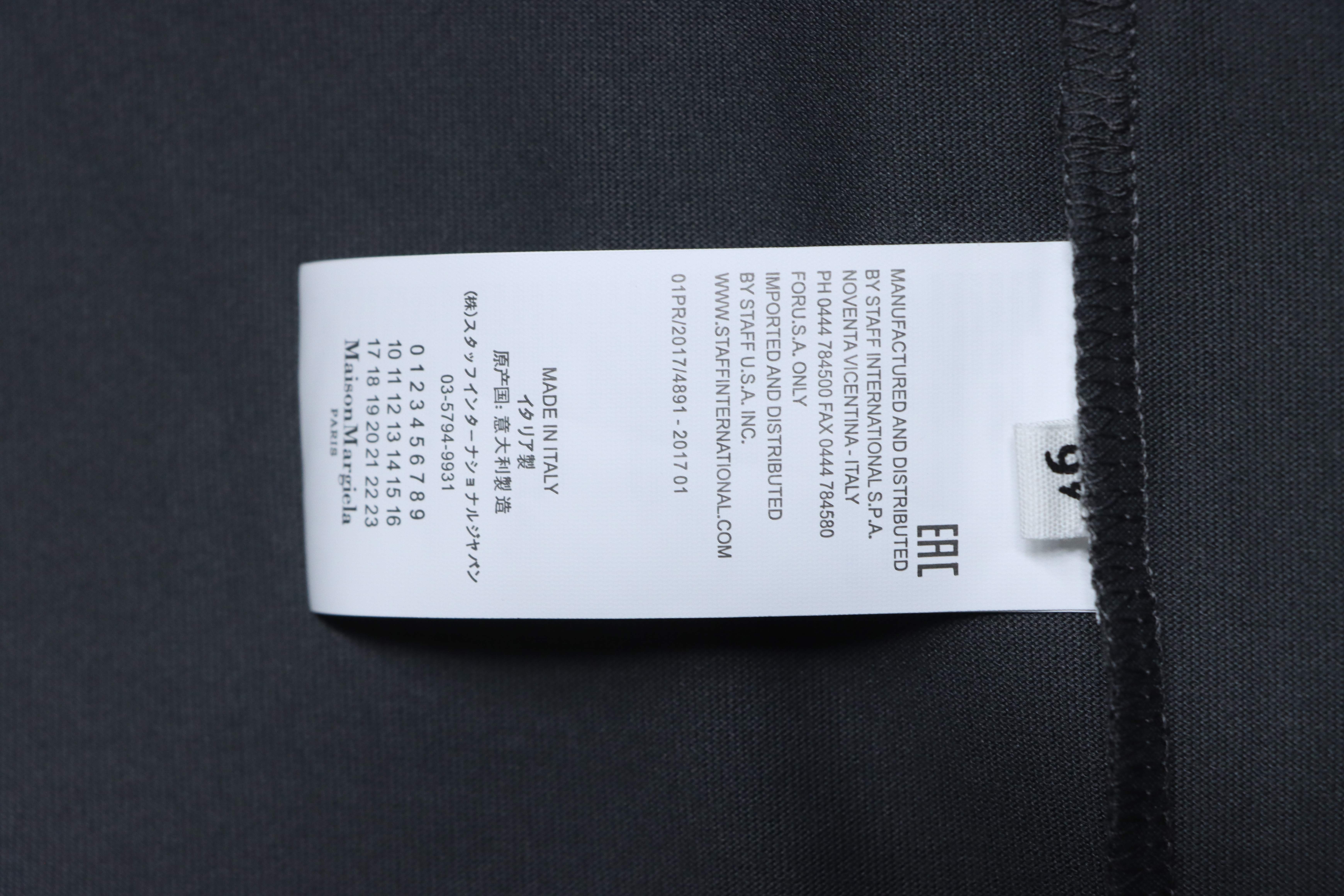 Maison Margiela M6 Embroidered Number Logo Short Sleeve T-Shirt
