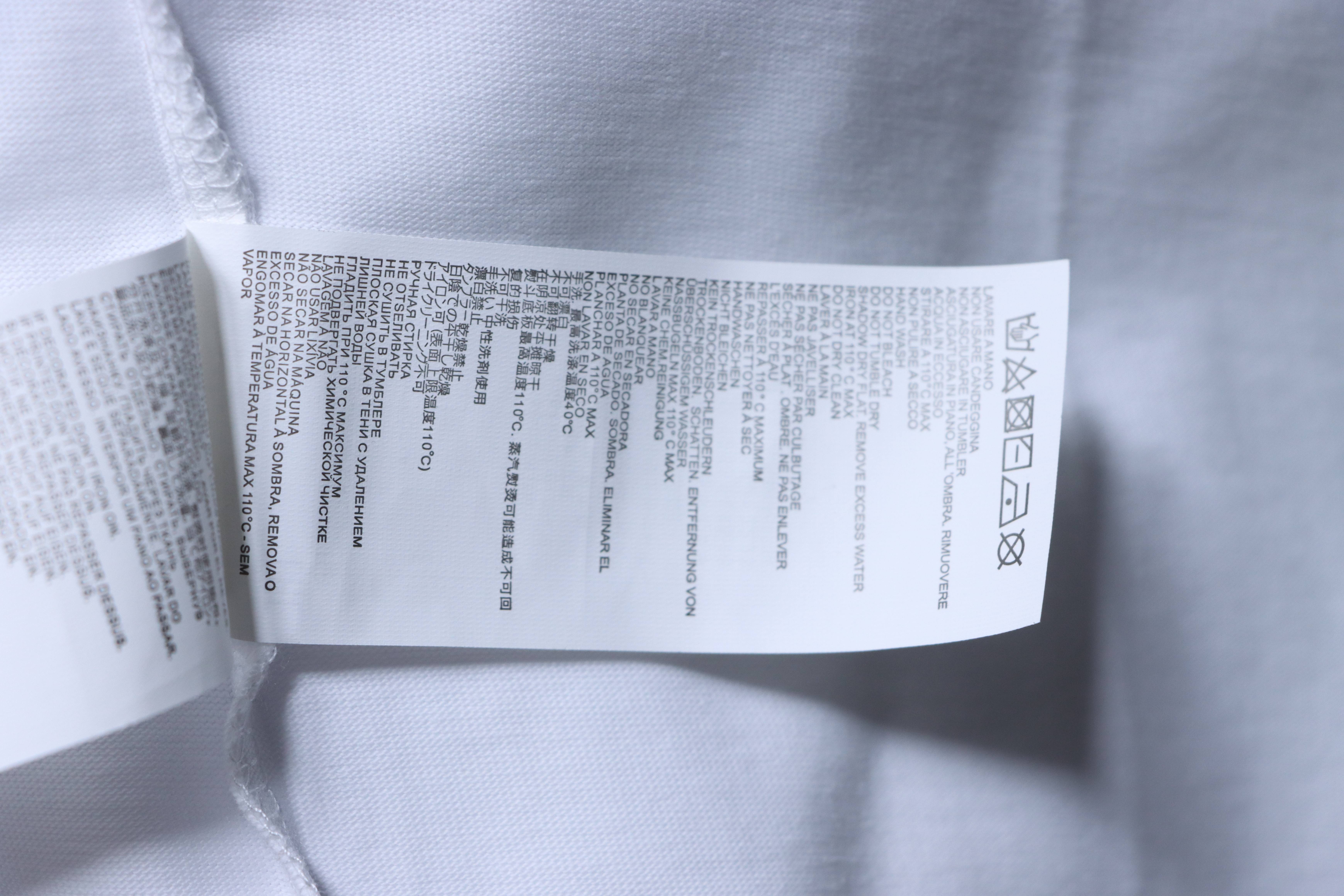Maison Margiela Snake Limited Number Print Short White Sleeve T-Shirt