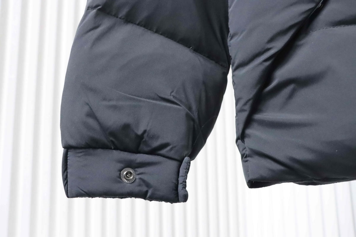 Moncler Madeira Black Label All-Black Short Down Jacket
