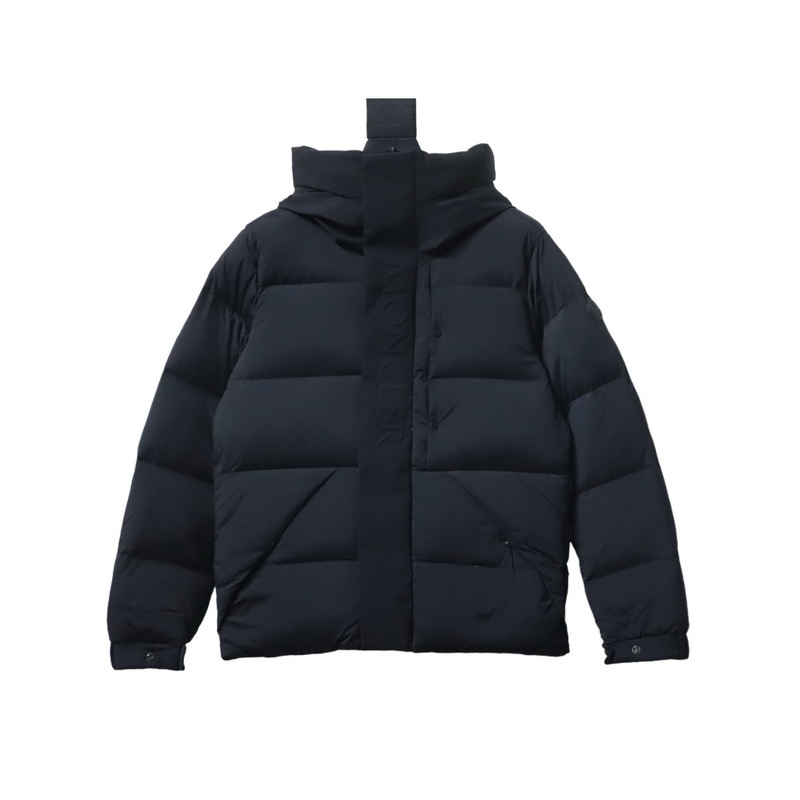 Moncler Madeira Black Label All-Black Short Down Jacket
