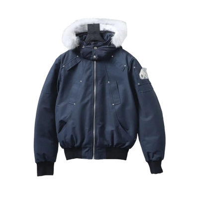Moose Knuckles 02 Dark Blue Classic Men's Jacket Down Coat 02
