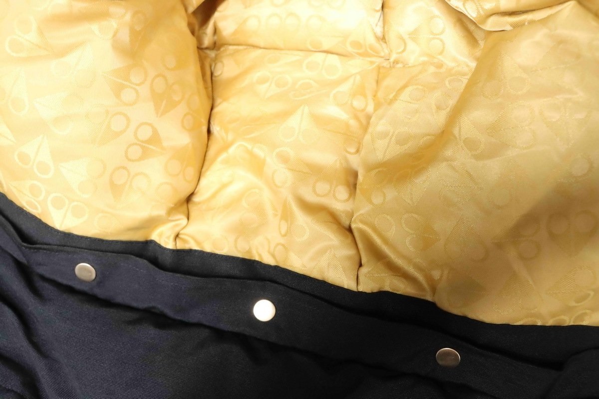Moose Knuckles 02 Gold Scissors Black Jacket Down Coat