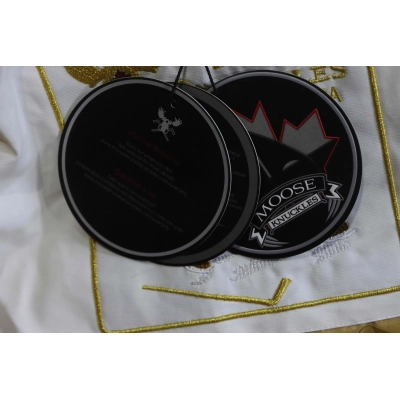 Moose Knuckles 05 Women's Gold Scissors White Down Jacket 02