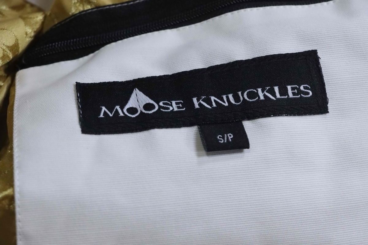 Moose Knuckles 05 Women's Gold Scissors White Down Jacket