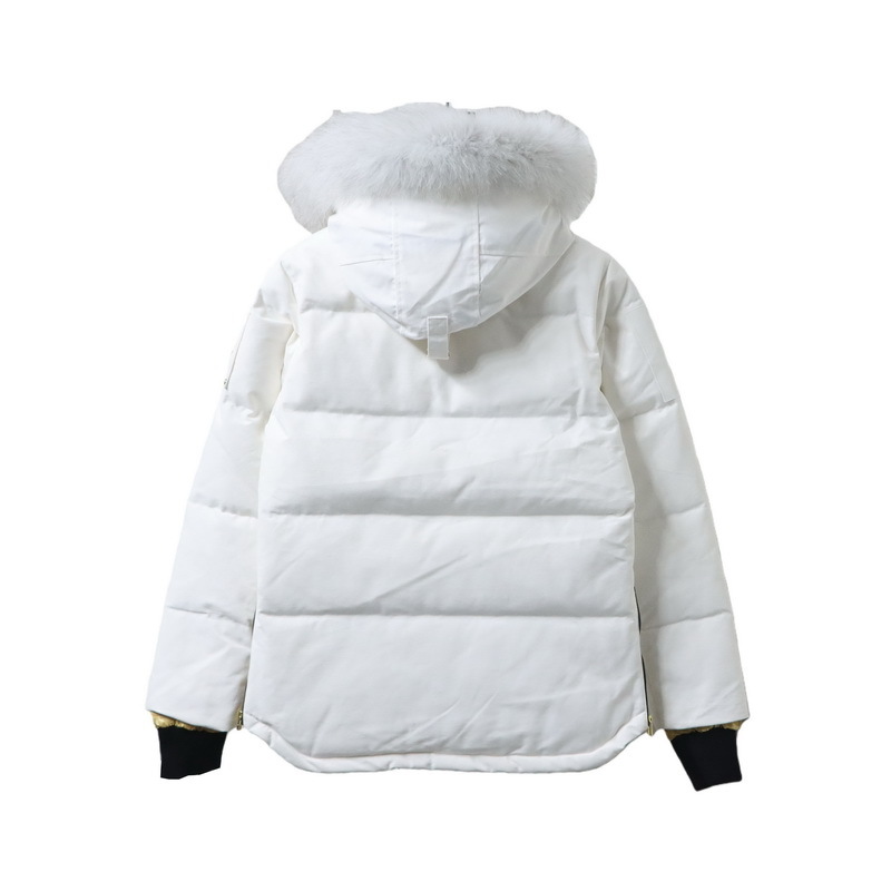 Moose Knuckles 05 Women's Gold Scissors White Down Jacket