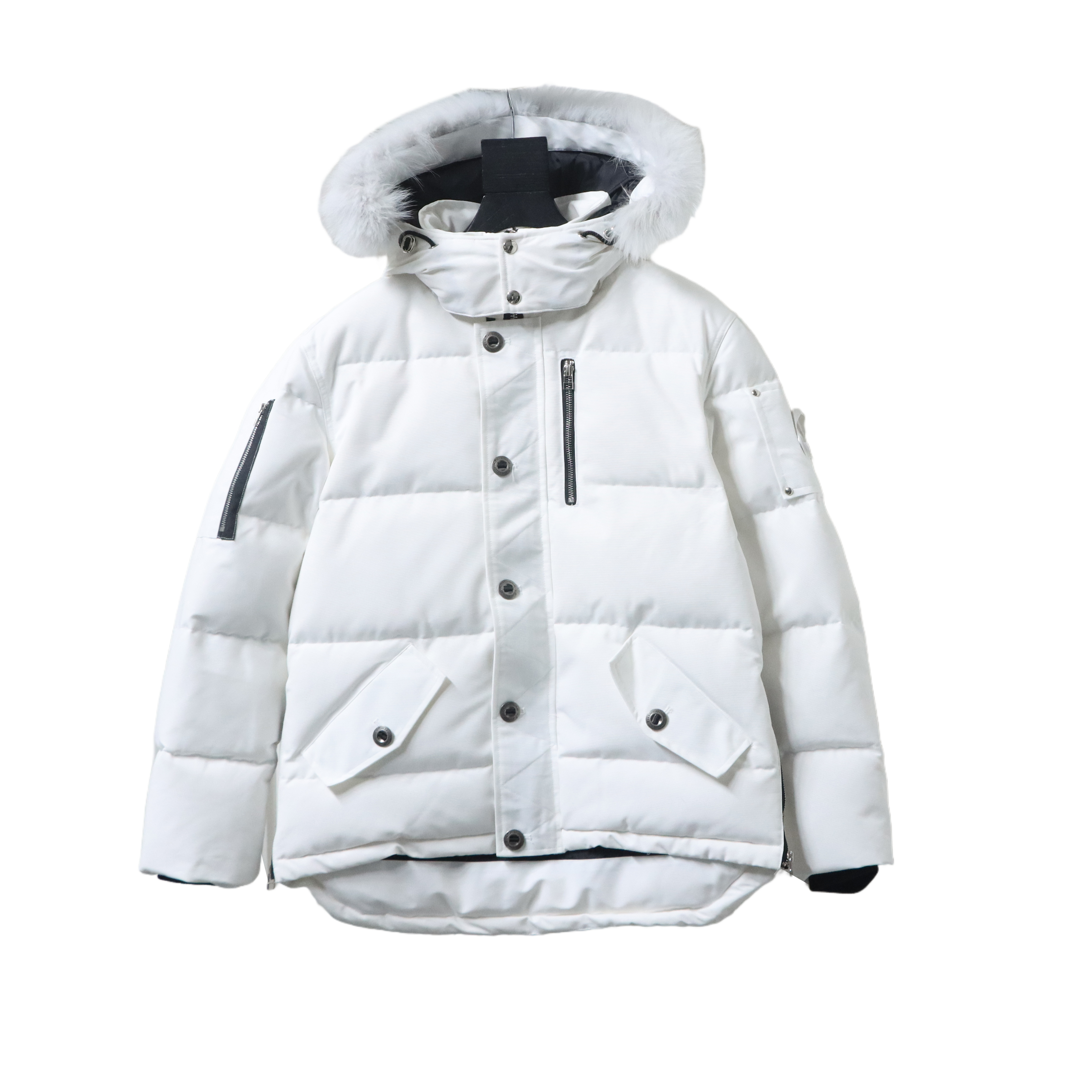 Moose Knuckles 06 White Classic Men's Down Jacket